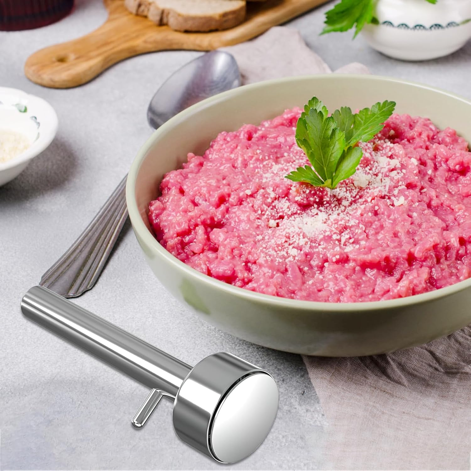 Falafel Scoop, Falafel Maker Scoop, Stainless Non-Stick Falafel Baller Tool, Falafel Shaper for Delicious Falafel Balls, Meatballs and Kitchen Gadgets image number 1