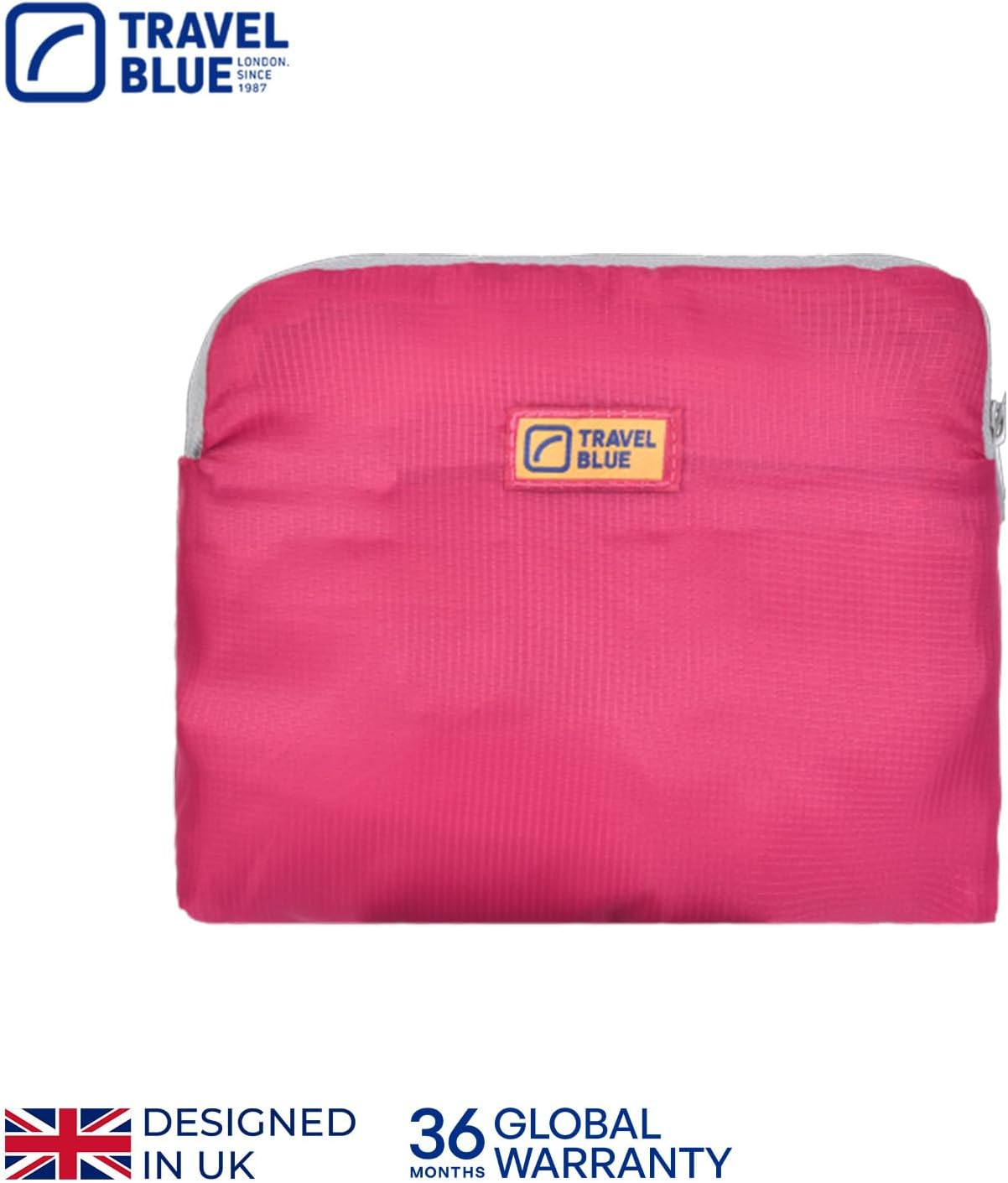 Travel Blue Foldable Backpack - Lightweight 11L and 20L Compact Polyester Rucksack with Padded Straps, Main Compartment and Side Pocket image number 1