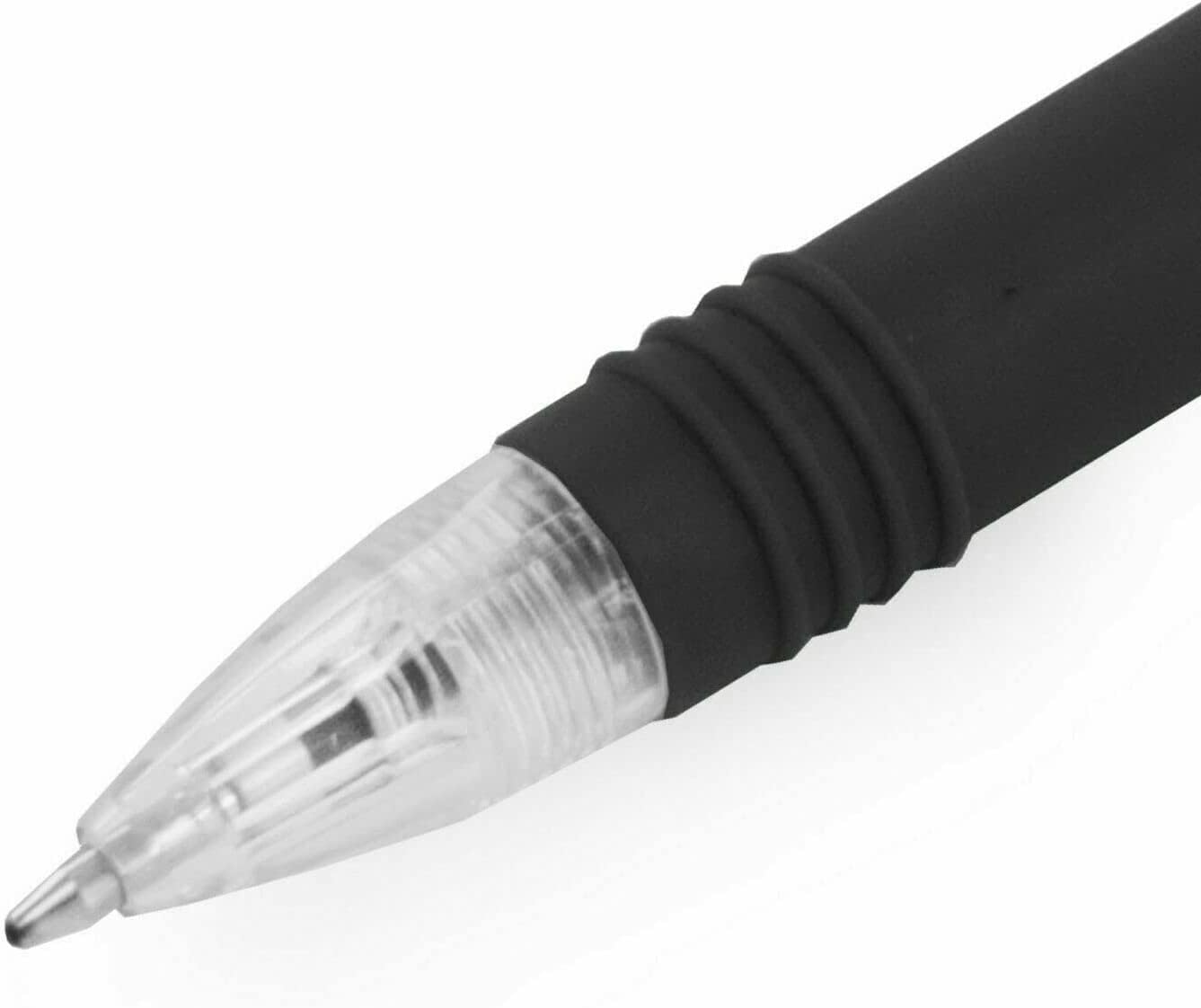 Zebra Z-Grip Retractable Ballpoint Pen - Black Ink - Pack of 10 + 2 Red Flame image number 2