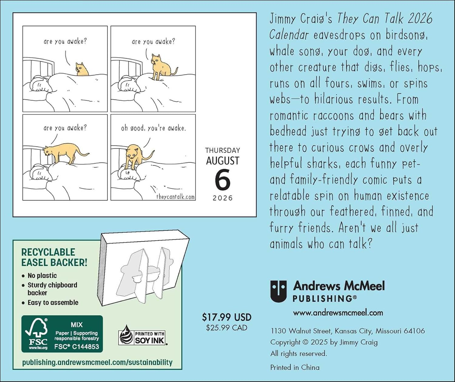 They Can Talk Comics 2026 Day-To-Day Calendar: You Gotta Smell This image number 3