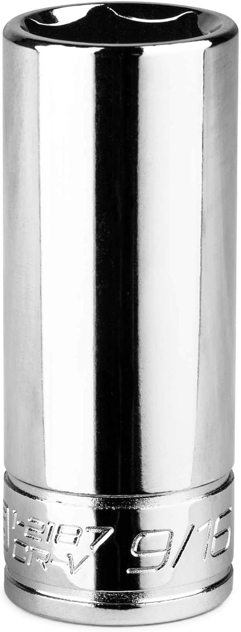 Capri Tools 9/16-Inch Deep Socket, 1/4-Inch Drive, 6-Point, SAE image number 1