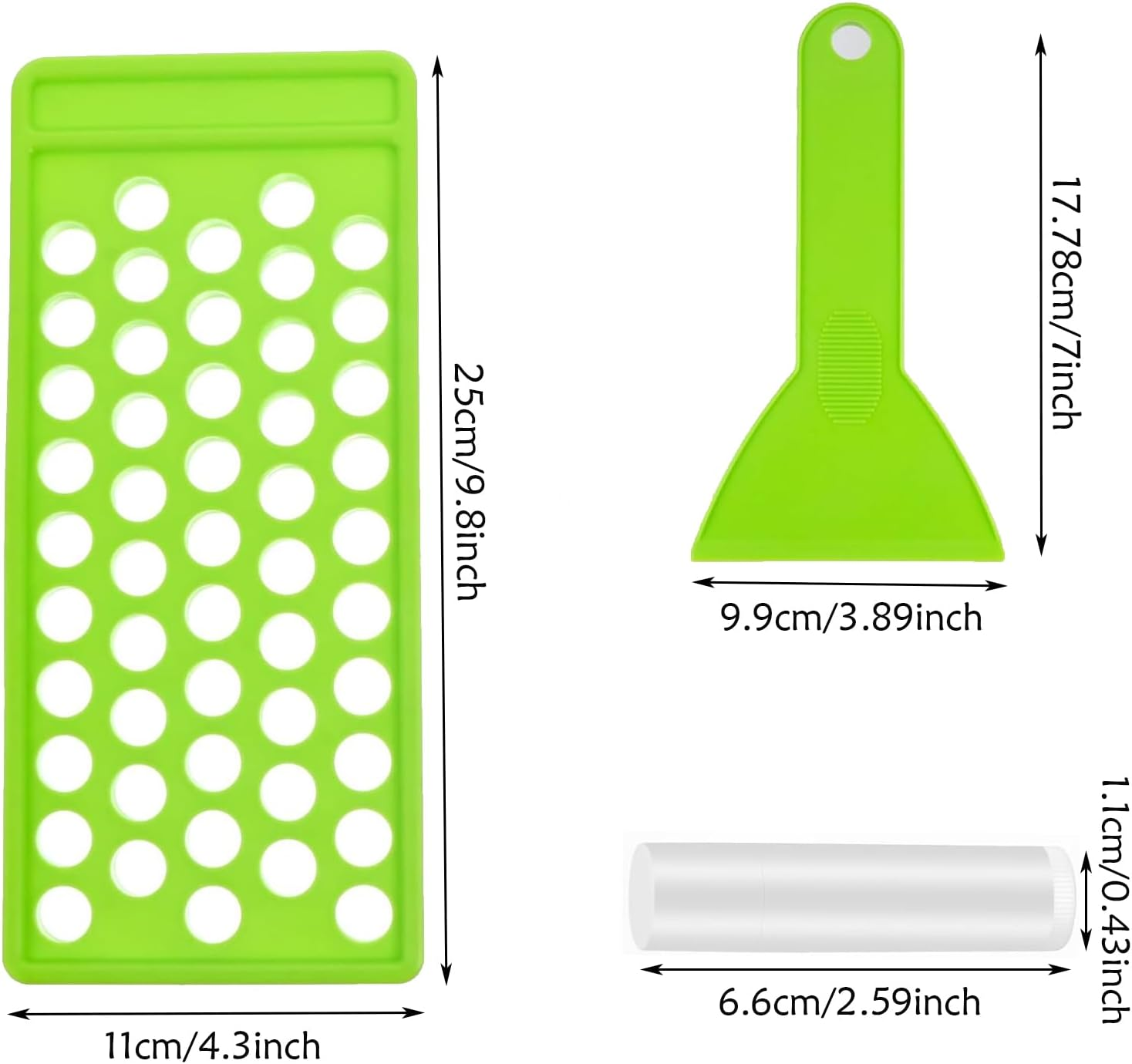 50 Pack Empty Lip Balm Containers with Fill Tray & Spatula, DIY Lip Gloss Tube Refillable White Plastic Lip Balm Tube round Bottle Mouth Red Container