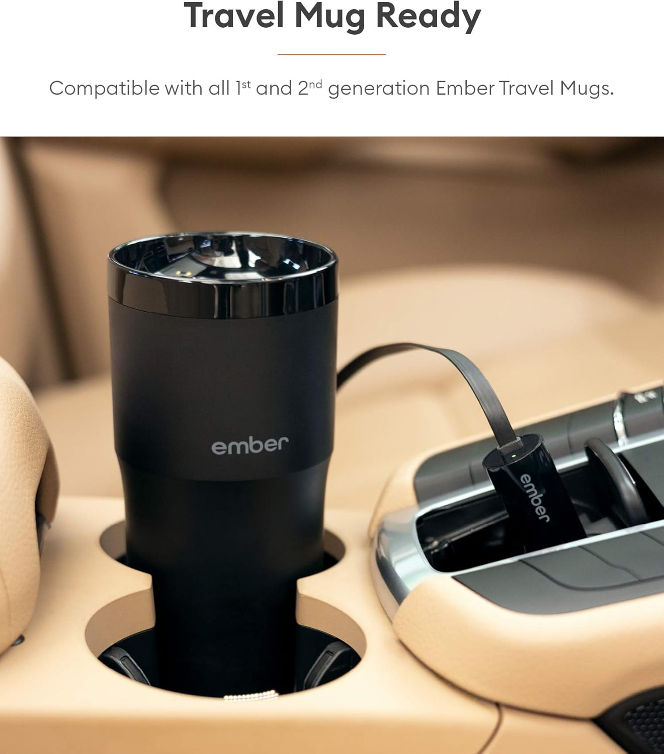 Ember NEW Car Charger for Temperature Control Travel Mug 2 image number 1