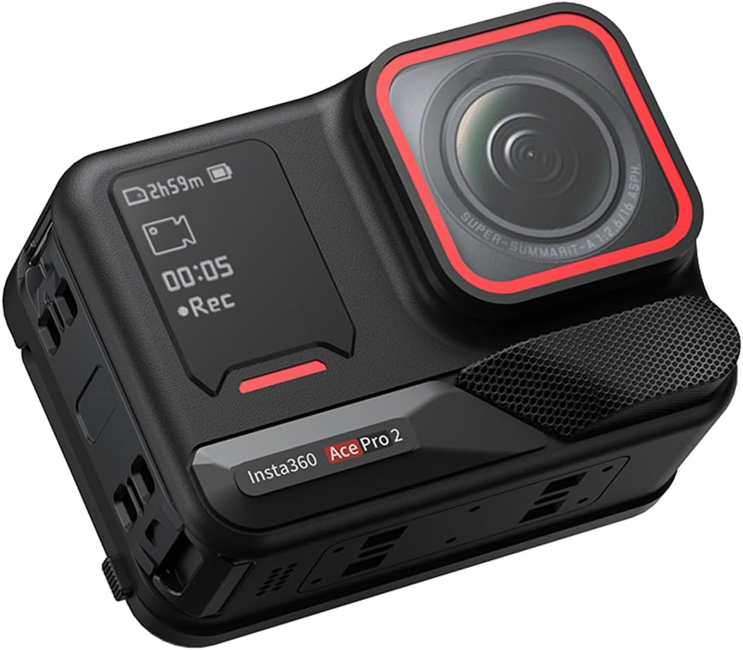 VOANZO Action Camera Battery Cover for Ae Pr2 Vertical Shooting Quick Release Adapter Dual Interface Action Camera Accessories 1Pcs image number 2