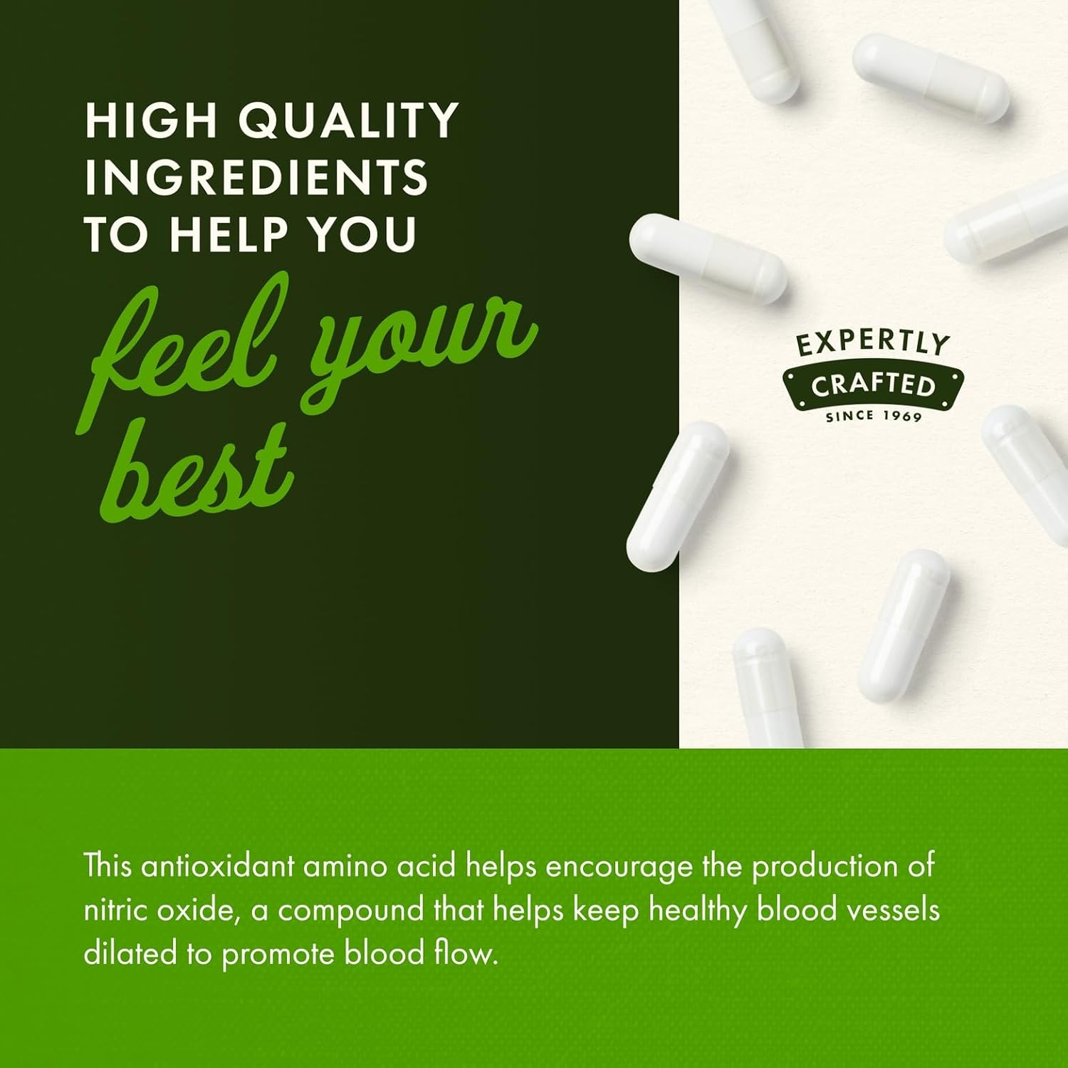 Swanson L-Arginine, 850Mg, 90 Capsules image number 6