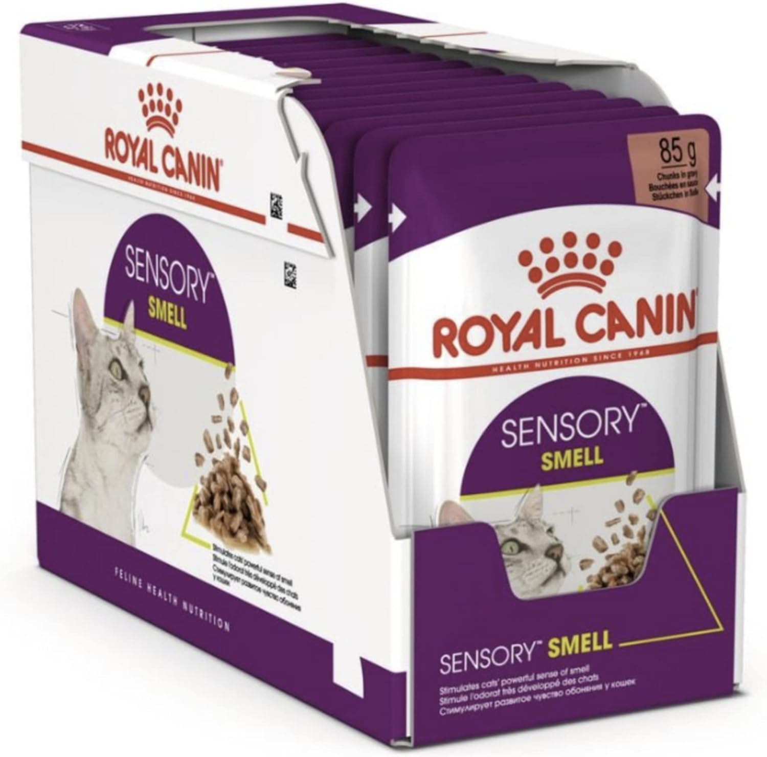 Royal Canin Sensory Smell in Gravy Adult Pouches Wet Cat Food 85 GMS 12 Pack image number 1