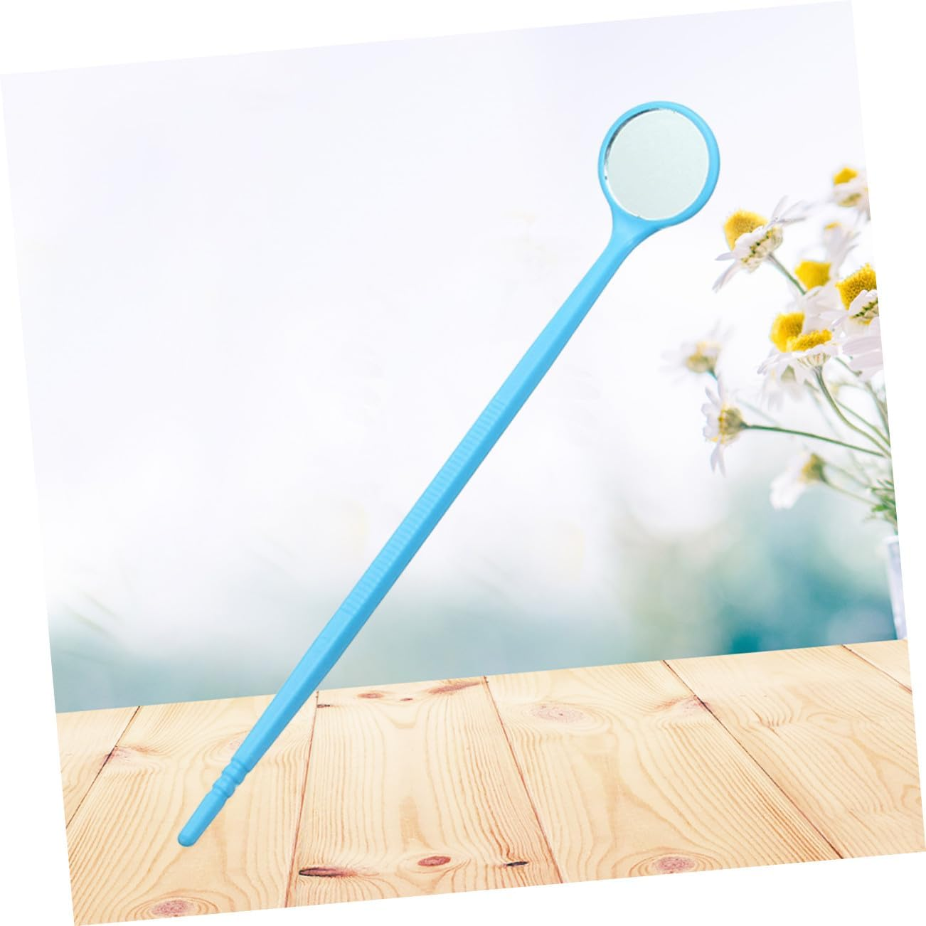 HEATSHAKING 100Pcs Disposable Plastic Mouth Mirrors for Dental Inspection Oral Care Tools for Household Hygiene and Plaque Visualization image number 3