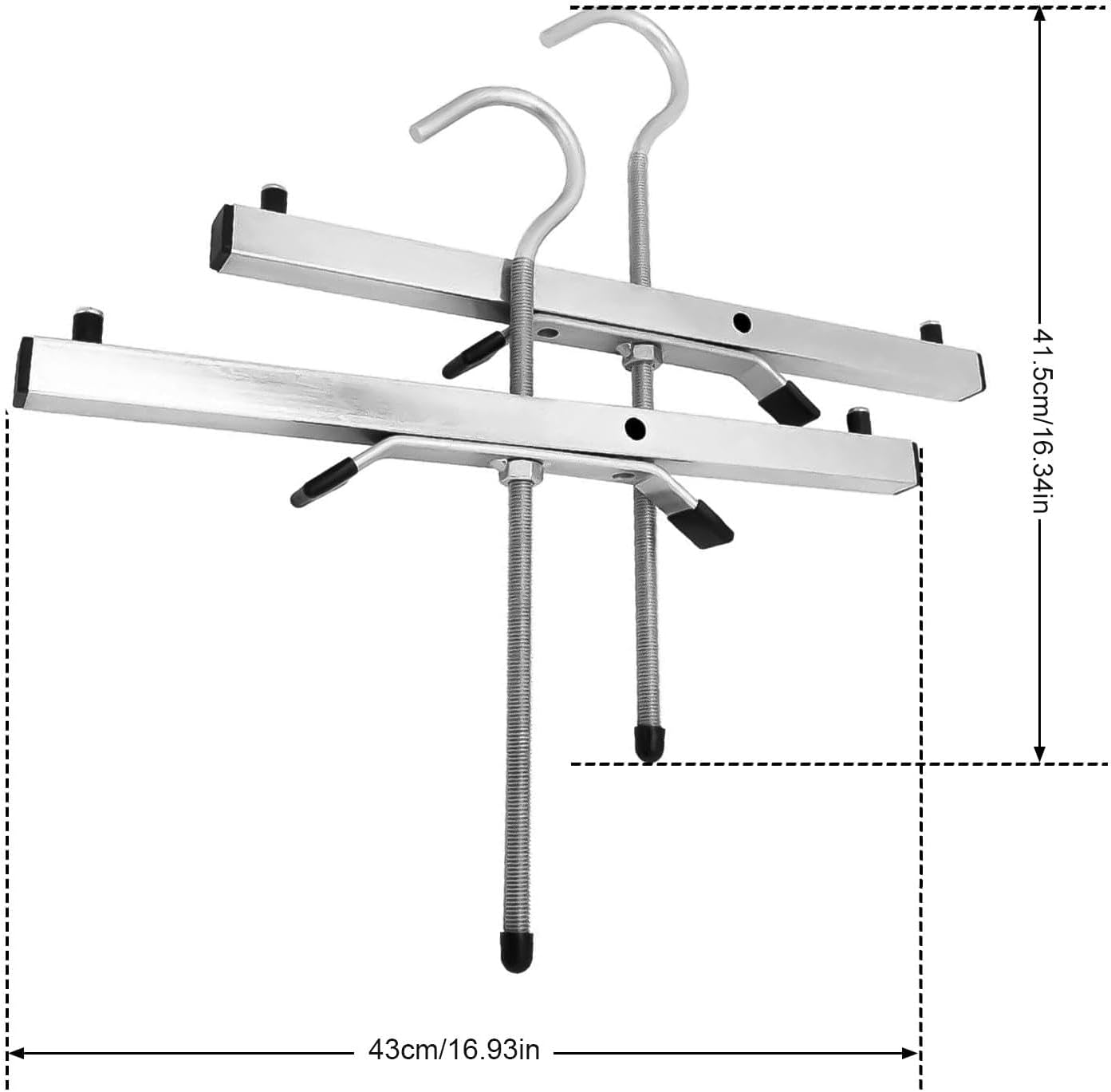 Ladder Roof Rack Clamps - Iron Ladder Accessory Lock | Ladder Accessory Locks | Ladder Secure Clamps | Roof Rack Ladder Clamp | Lock Jaw Ladder Grip Secure and Easy to Use image number 1