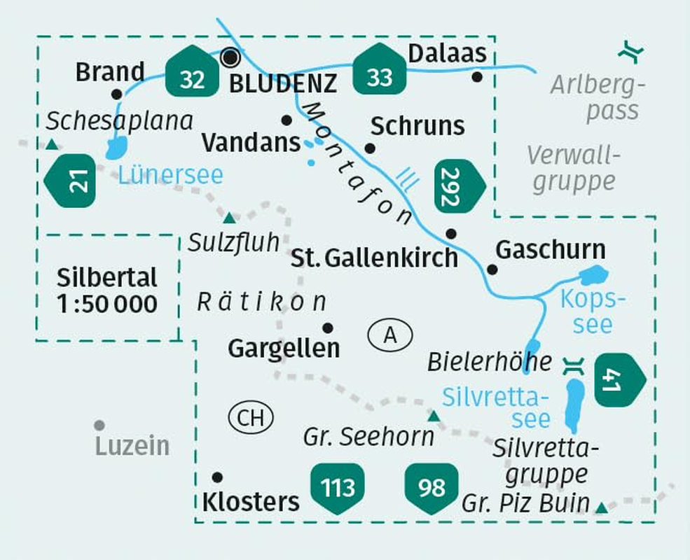 Montafon / Silvretta / Brandnertal / Gargellen / Bielerh&ouml;he + Aktiv Guide (032) image number 3