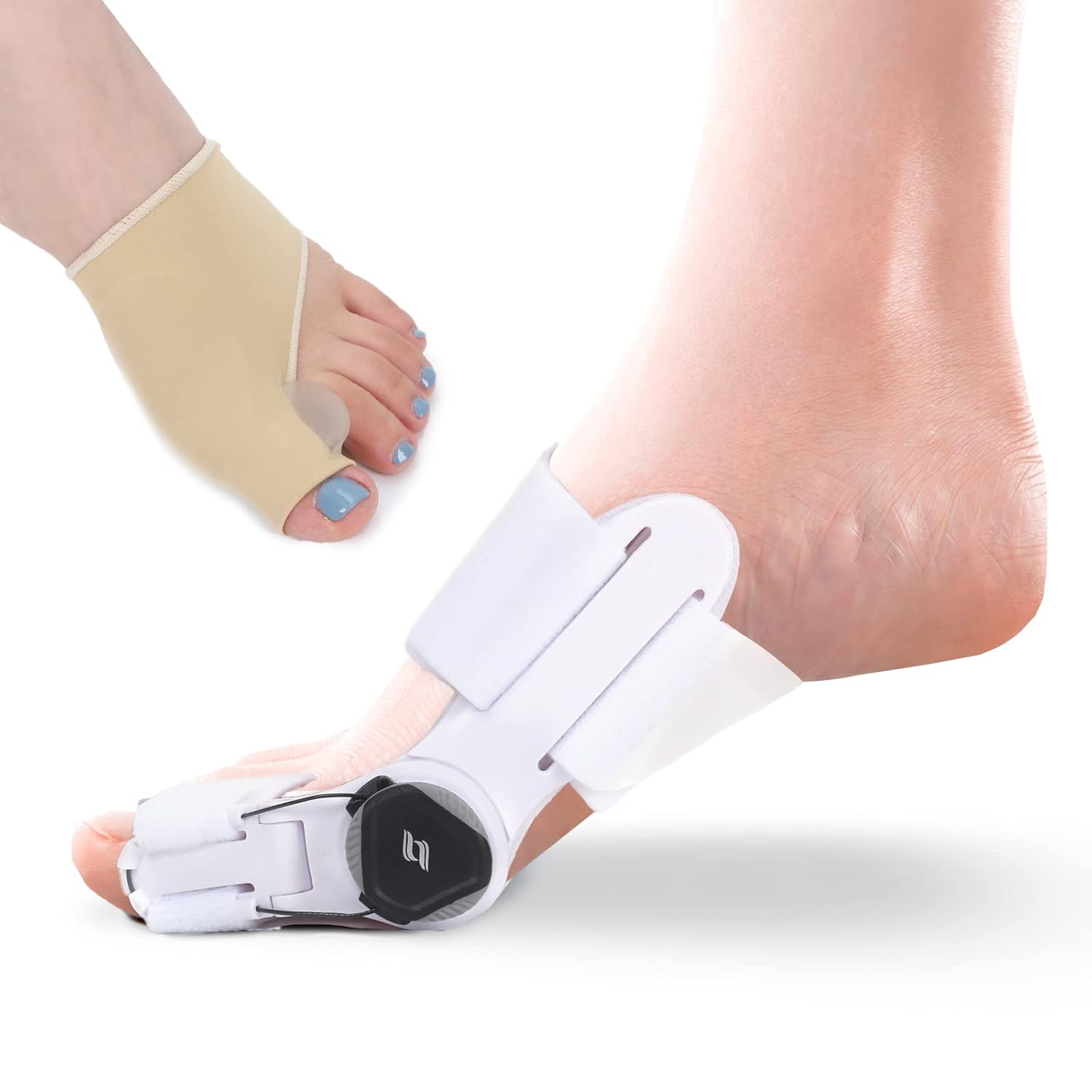 1 Pc Bunion Corrector for Women Big Toe Orthopedic Bunion Toe Straightener with Knob Correction for Bunion Pain Relief Adjustable Splint Brace for Men with Sleeve Hammer Toe Corrector image number 4