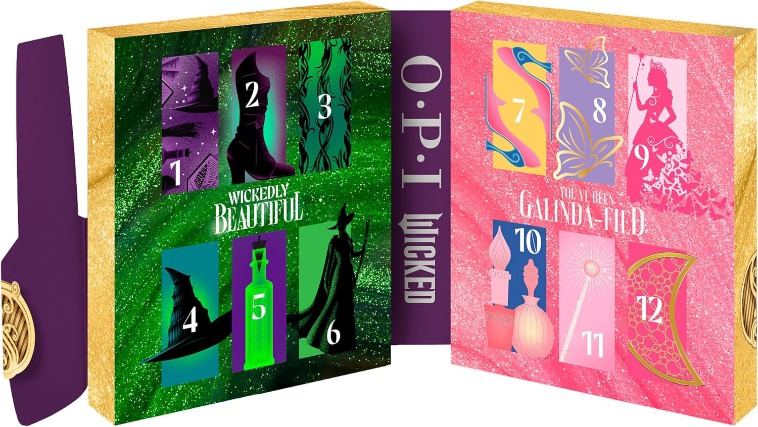 OPI Wicked Nail Lacquer Mini Advent Calendar, 12 X 3.75 Ml (12 Piece) image number 1