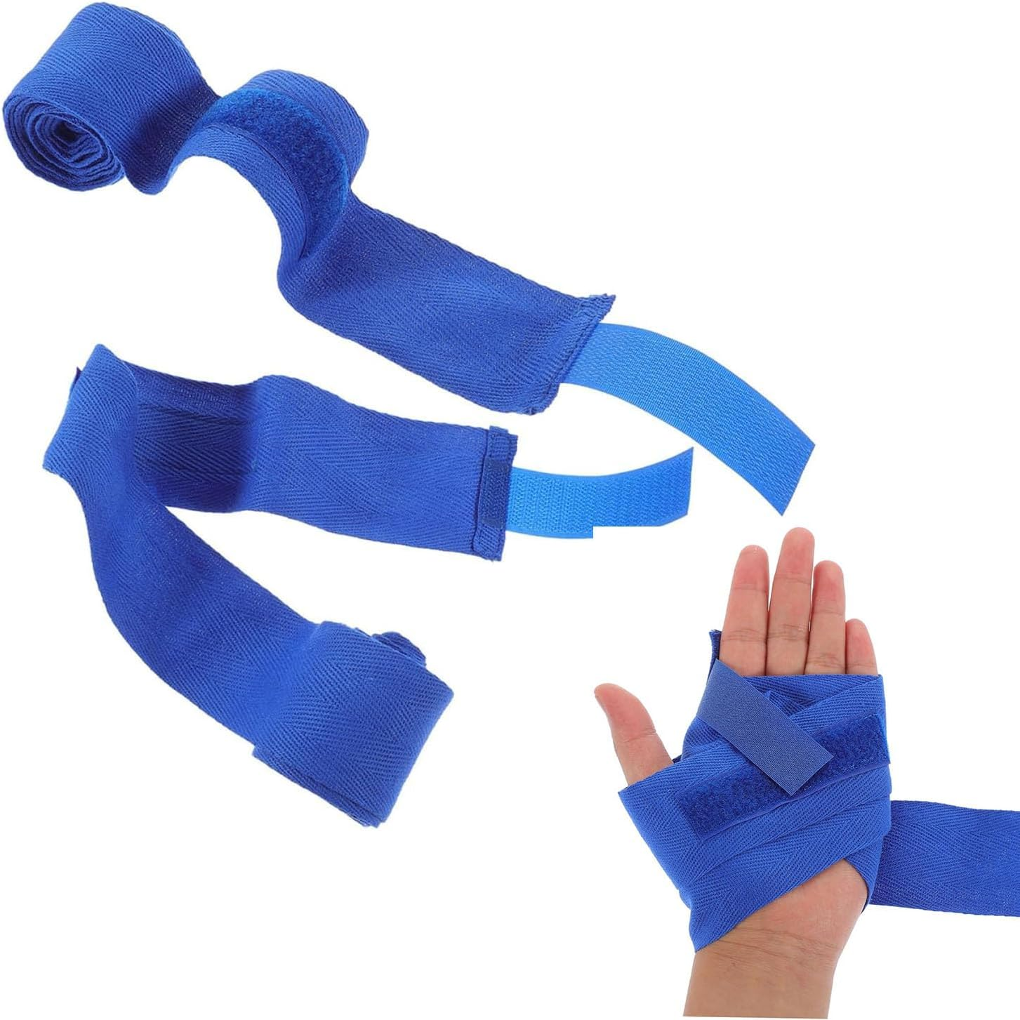 Paifeancodill Boxing Hand Wraps, 2 Rolls Boxing Bandages Inner Gloves, Boxing Wraps, Fist Wrist Protector, Boxing Training Belt Hand Wraps, Elasticated Fabric Thumb Loop for MMA Training Gym