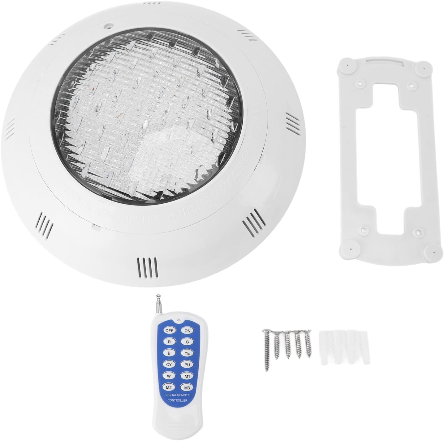 LED Pool Light, Underwater Pool Light 12V, RGB Color Changing, with Remote Control, 7 Colors, 3 Modes, Ideal for Inground, Spas, Decoration image number 6