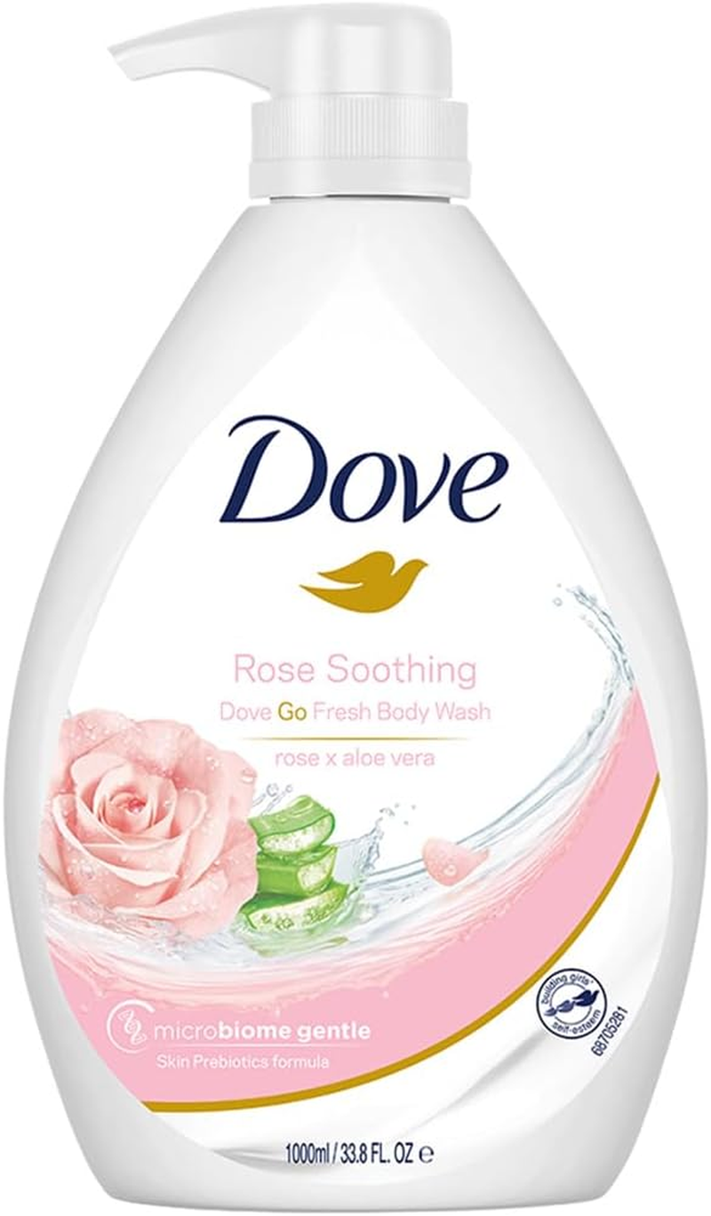 Dove Rose Soothing and Aloe Vera Body Wash 1000 Ml image number 1
