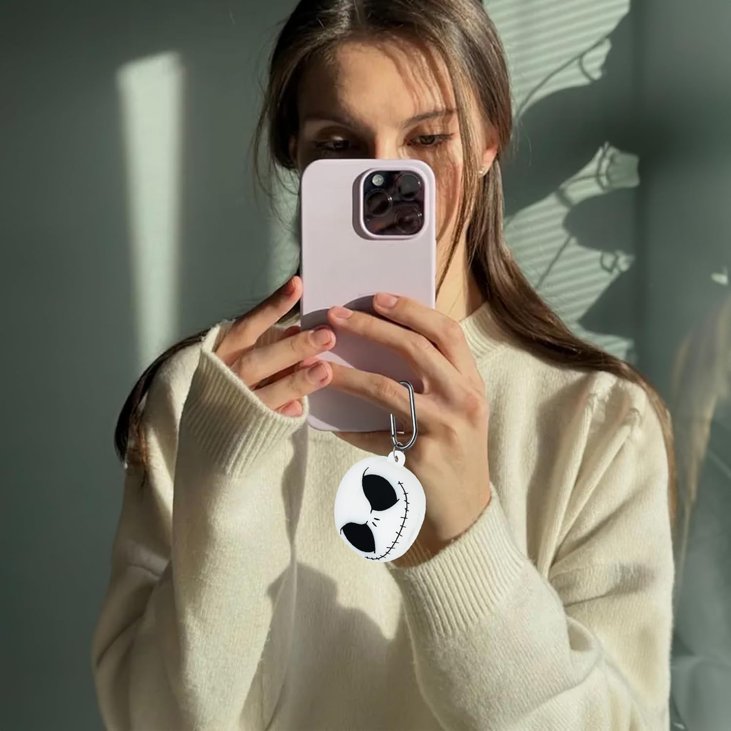 Cute Skull Cover for Airpods Pro 3Rd Generation Case 2025 - Funny Cartoon Anime Animal Shockproof Protective Silicone Skin for Airpods Pro 3 Case Accessories Set with Cleaning Pen Kit for Boy Girl image number 5