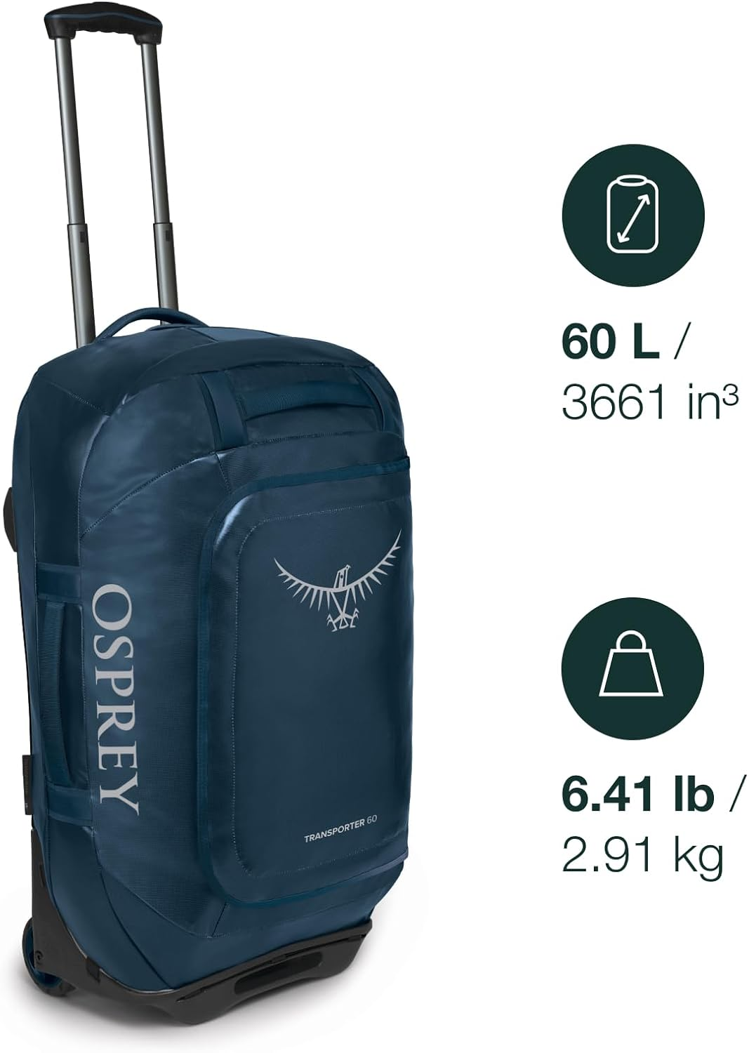 Osprey Rolling Transporter 60 Unisex Duffel Bag