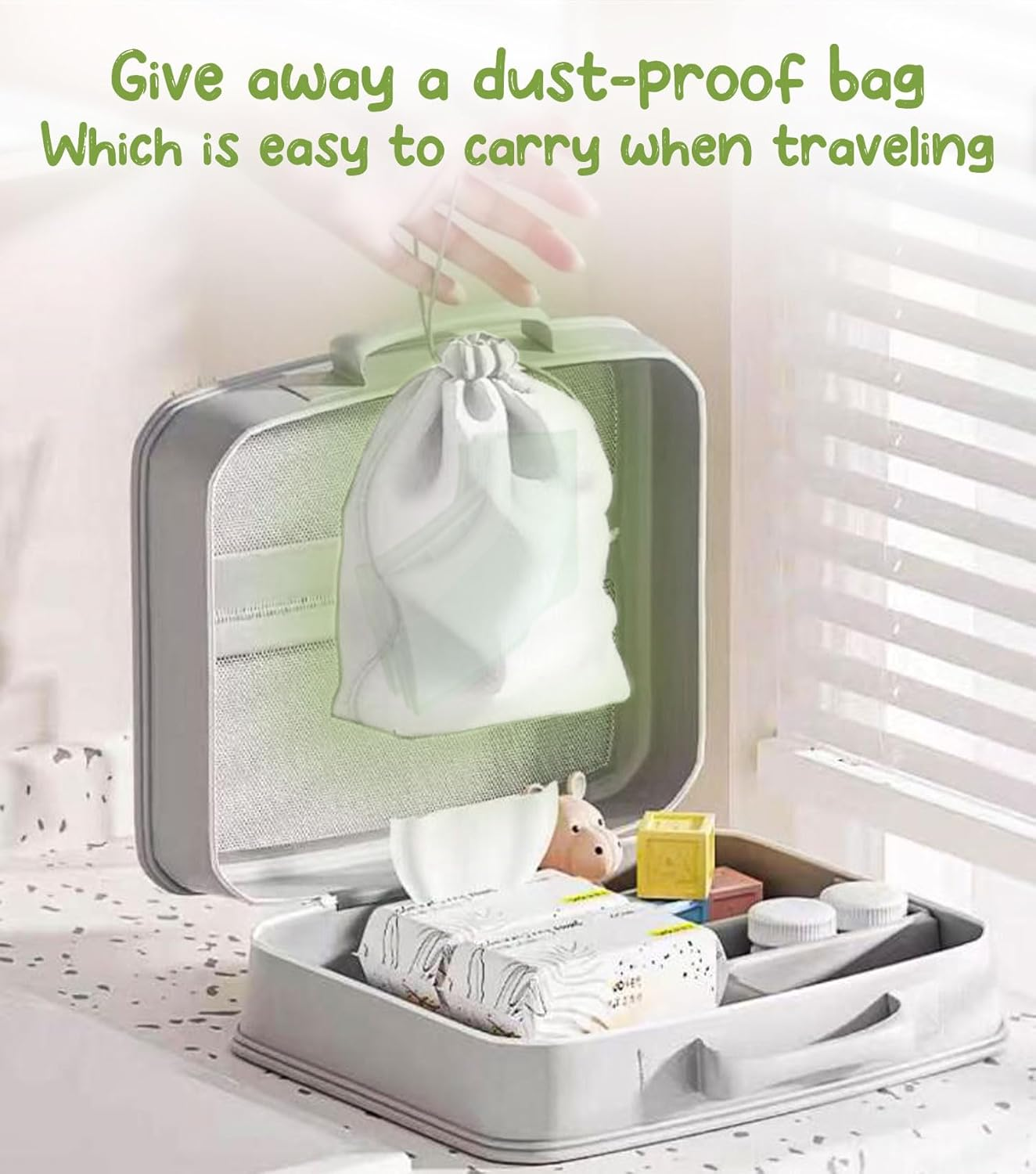 Potty Training Seat Travel - Folding Toddlers Toilet Seat Cover, Portable Potty Seat for Kids Children Boys & Girls, Non-Slip Recyclable Potty Training Toilet Attachment (Green) image number 4