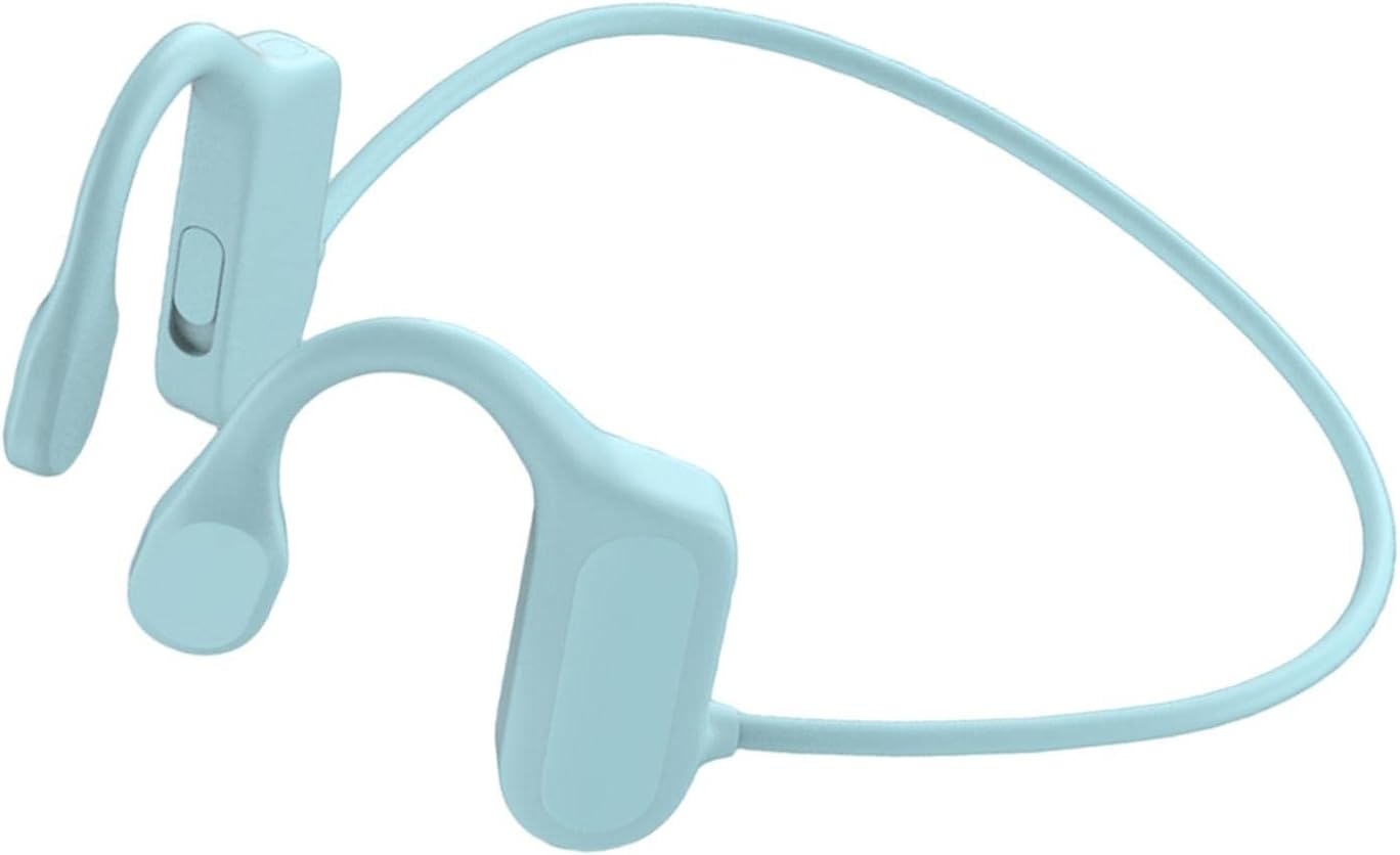 Bone Conduction Headphones Double Ears Headset for Driving Indoor Fitness Green