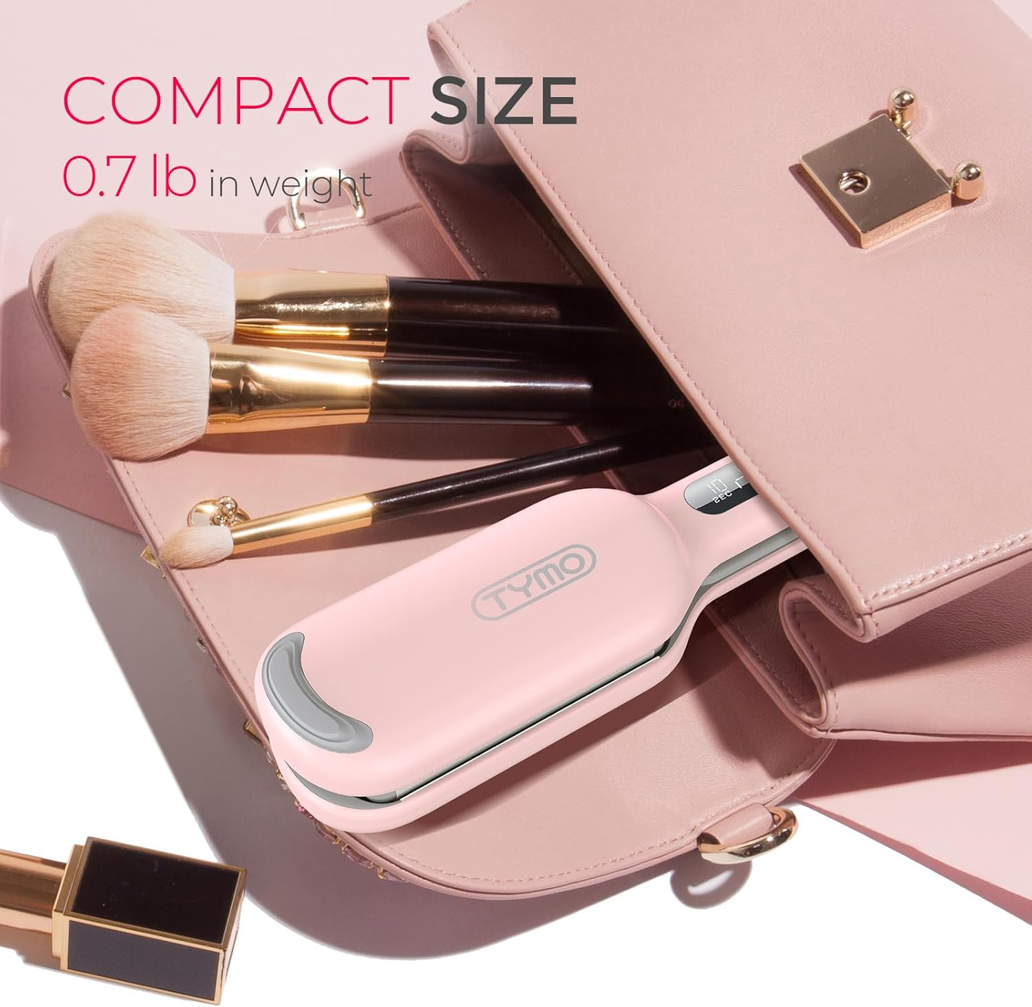 TYMO Hair Crimper Waver Hair Tool - Deep Waver Curling Iron, Ionic Beach Waves Curling Wand with Ceramic Tourmaline Barrel for Women, Anti-Scald, Quick & Easy, Dual Voltage, TYMO ROVY image number 6