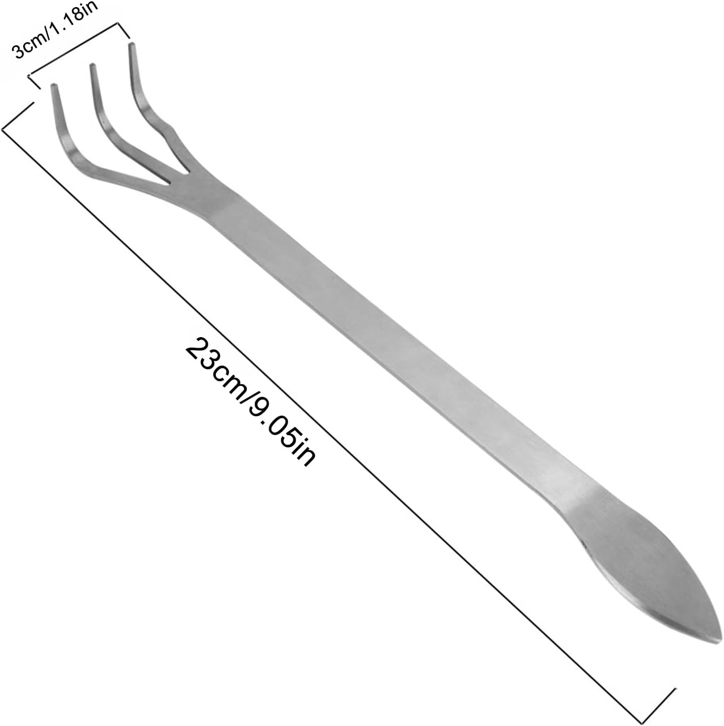 Bonsai Rake, Steel Root Rake, Bonsai Loosening Rake, with Ergonomic, for Loosening Soil and Removing Weeds from the Of image number 1