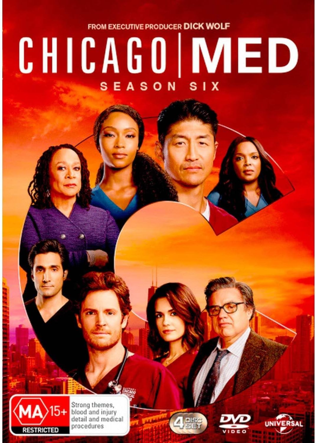 Chicago Med: Season 6 - 4 Disc - (DVD) image number 1