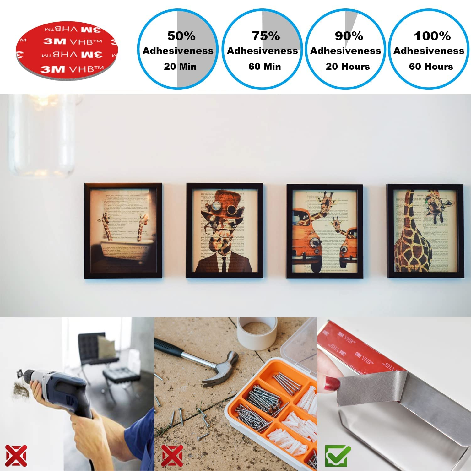 15Pcs round Double Sided Tape Sticker,1Inch Removable round Reusable No Traces Mounting Glue Tape for Balloons Party or Wedding Decoration,Diy Scrapbooking image number 5