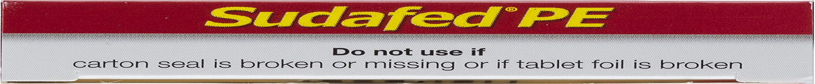 Sudafed PE Nasal Decongestant Tablets 20 Pack | for Temporary Relief of Blocked or Runny Nose image number 3