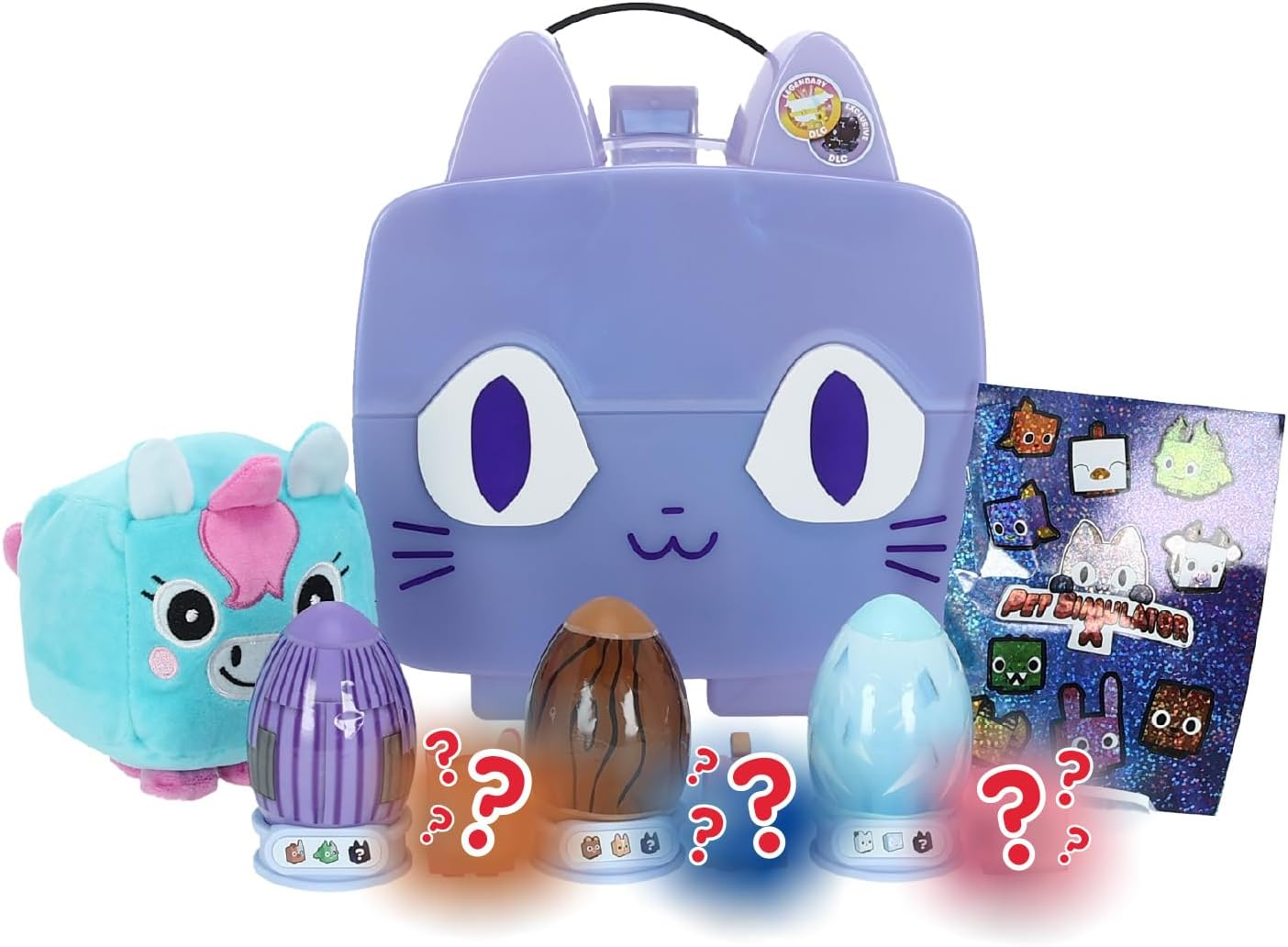 UCC Distributing PET Simulator X &ndash; Marbled Purple Iridescence Cat Collector Bundle (Mystery Case W/ 8 Items, Series 1) [ Exclusive] [Includes DLC] image number 1