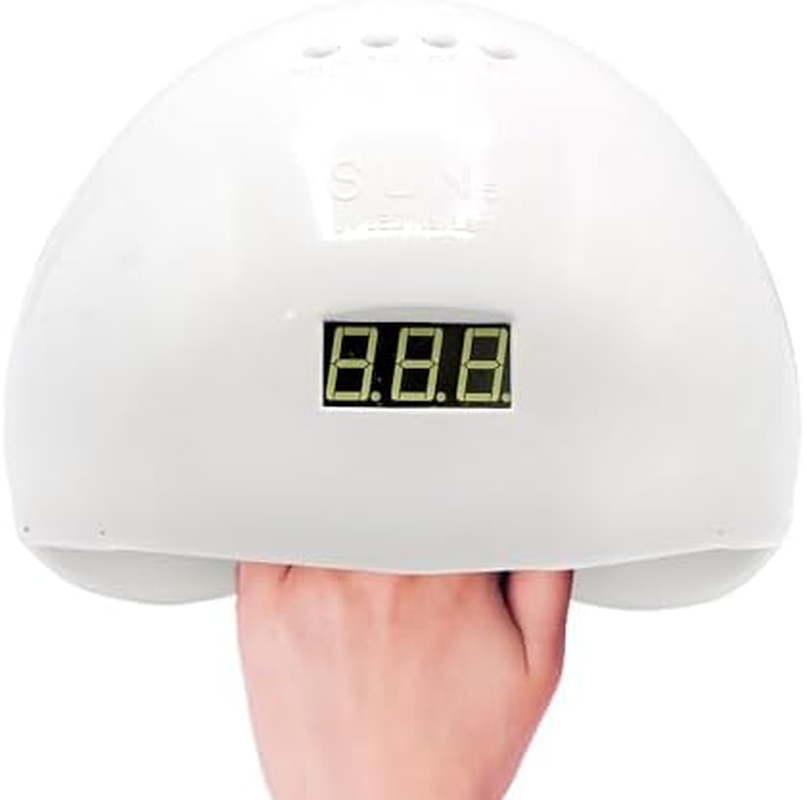 Professional UV LED Nail Lamp &ndash; Fast Curing Nail Dryer for Gel Polish with Auto Sensor, 3 Timer Settings, Dual Light &ndash; 48W, 54W, 72W &ndash; for Manicure, Pedicure, Home & Salon Use (SUN5-54W) image number 5