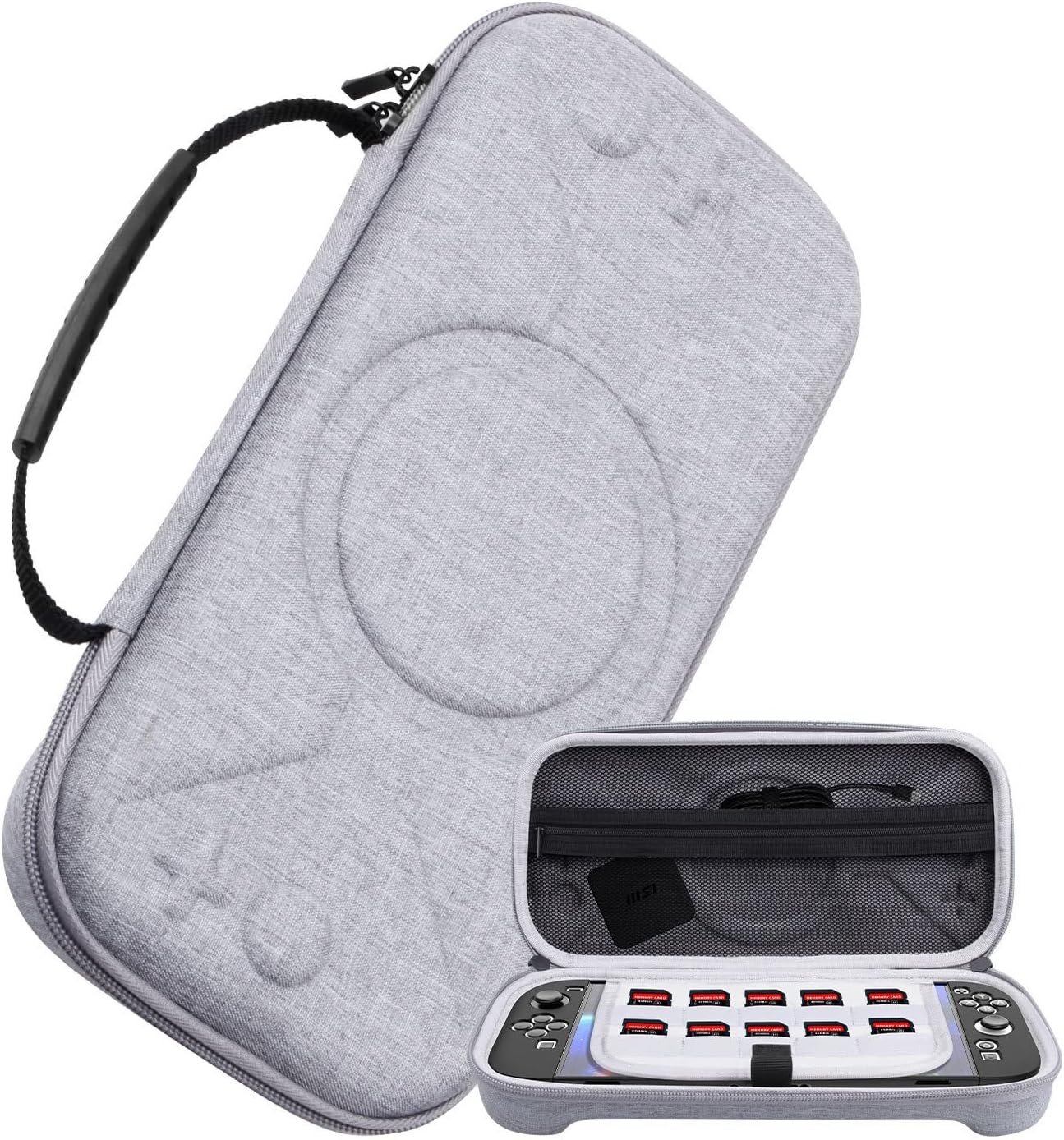 Slim Carrying Case for Nintendo Switch 2 2025, Portable Travel Storage Case with 10 Game Card Slots, All-Round Protection for 2025 Nintendo Switch 2 Console and Accessories (Black)