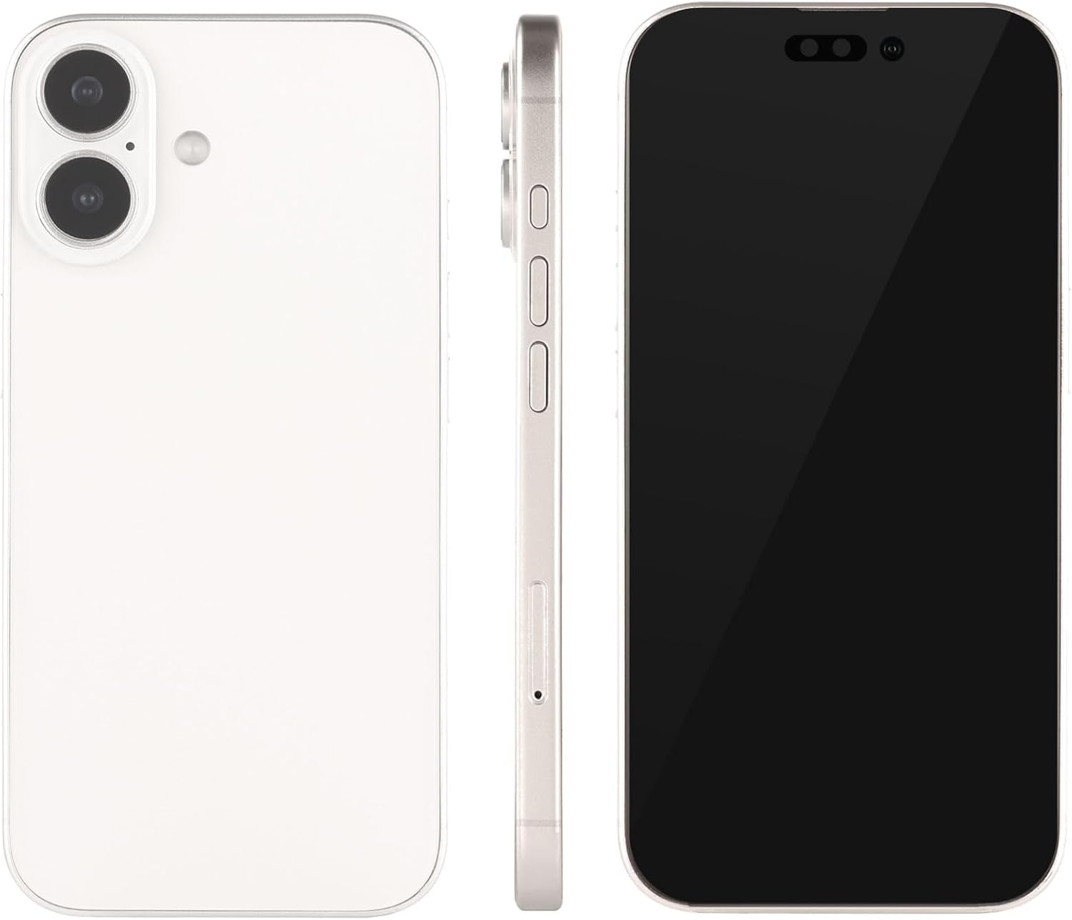 Mockupart MA193D Iphone 17 Sage Display Model (With Black Screen/Sim Slot) Mock up Smartphone Dummy Realistic Size Portable Model Perfect for Exhibitions, Store Displays, Photography, Japanese