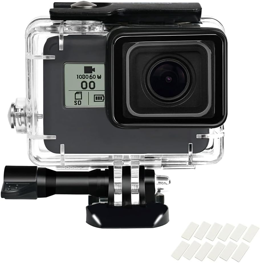 YHTSPORT Waterproof Case for Gopro Hero 13 12 11 10 9 Black, 60M Underwater Case Accessories, Underwater Diving Transparent Protective Case Shell Hero 13 12 11 10 9