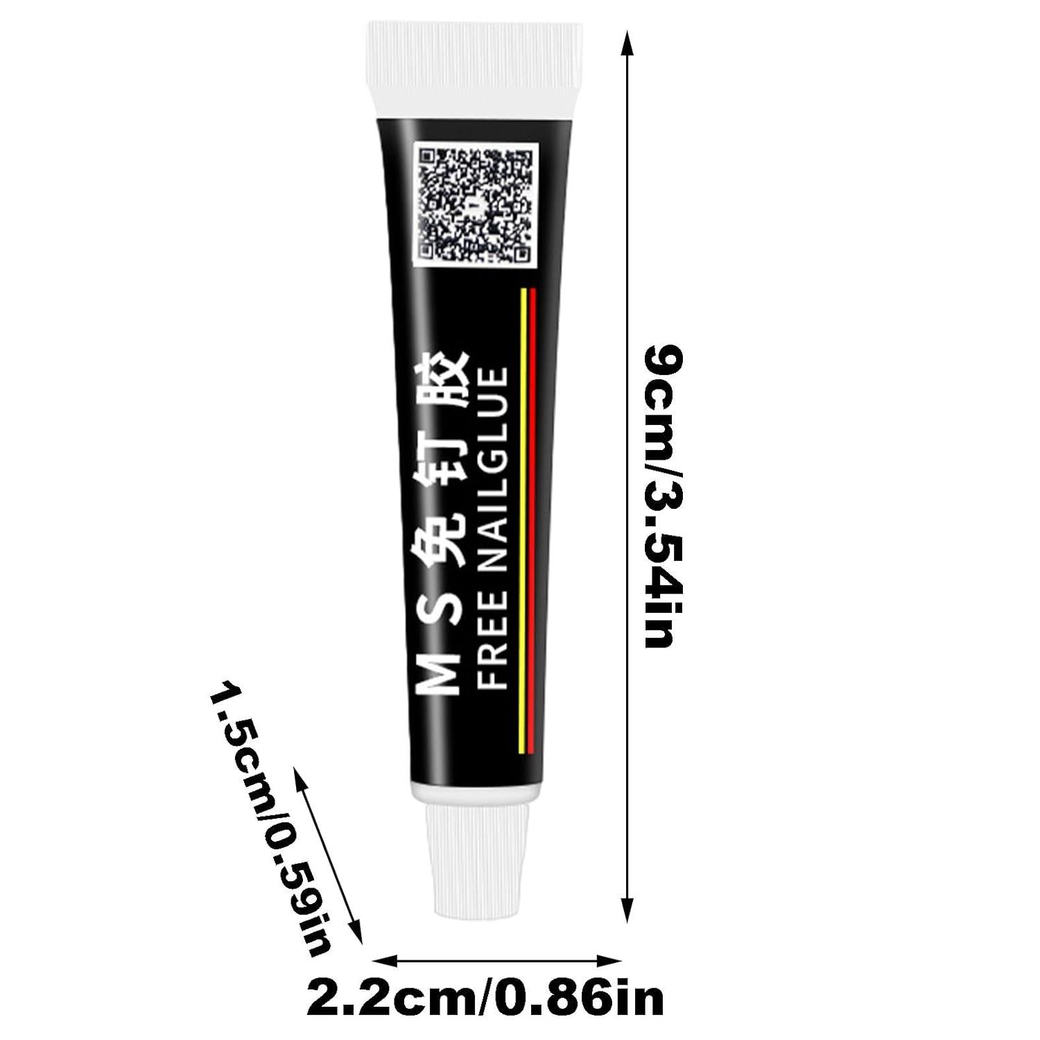 Yjkedfh Glass Glue,12Ml No More Nail Glue | Glass Glue, Polymer Metal Adhesive, Sealant Fix Waterproof, Quick Drying Super Glue for Metal, Ceramic Glass, Wood Acrylic