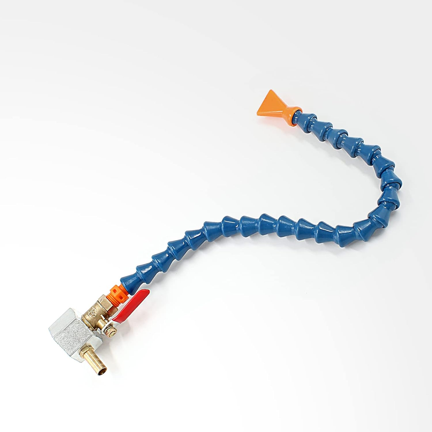 Waziaqoc 2PCS Adjustable Magnetic Base (1/4PT Thread) with 1Pc Flat Nozzle Flexible Water Oil Coolant Pipe Hose image number 3