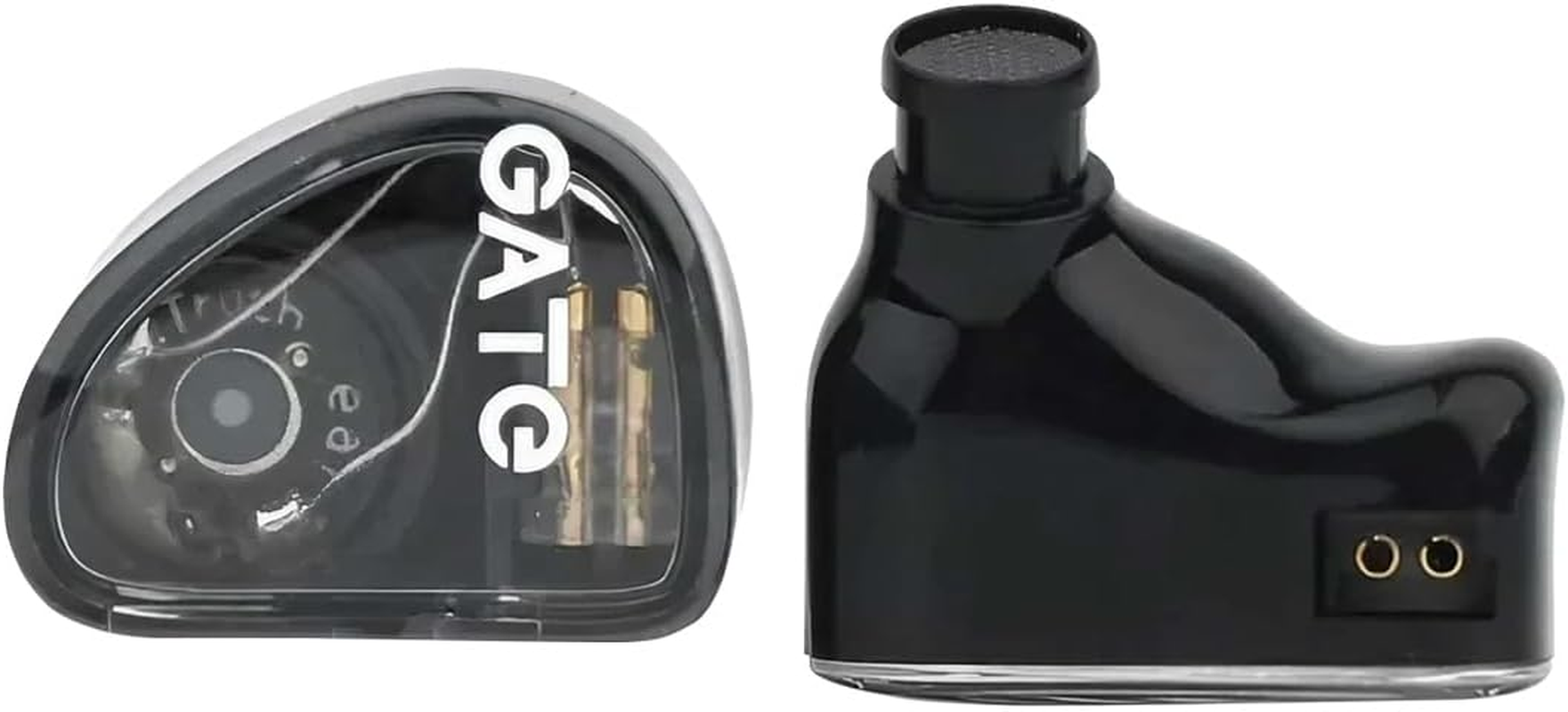 TRUTHEAR Gate In-Ear Monitor W/Mic | Black | in Ear/In-Ear Wired Monitor Headphones for Stage, Studio or Audiophile (Microphone Version) image number 3