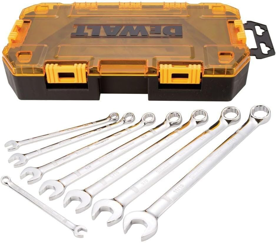 DEWALT Combination Wrench Set, Metric, 8-Piece (DWMT73810) image number 5