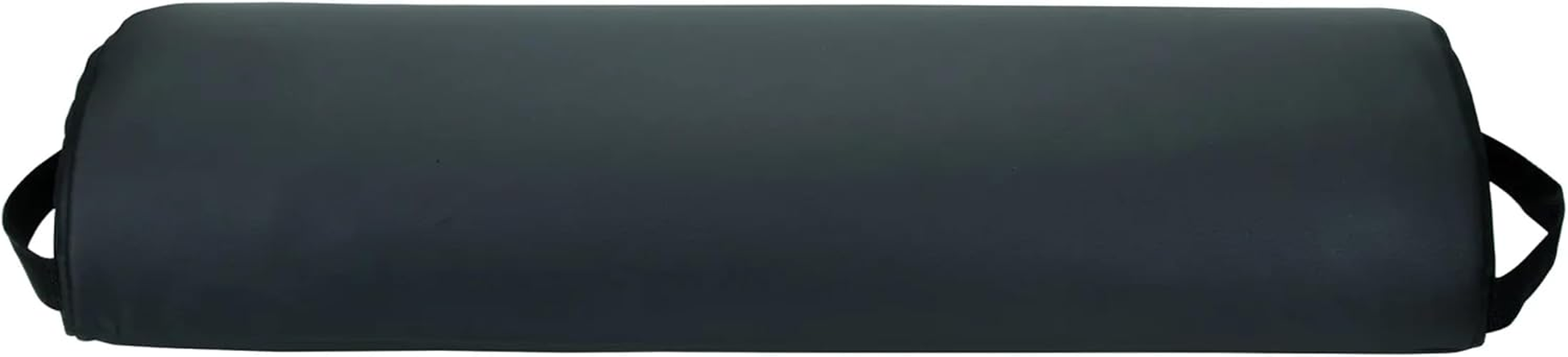 Forpro Premium Jumbo Half-Round Bolster Pillow for Massage and Yoga, Oil and Stain-Resistant, 9&rdquo;W X 4.5" H X 26&rdquo;L, Black, Black, 9&rdquo; W X 4.5" H X 26&rdquo; L image number 4