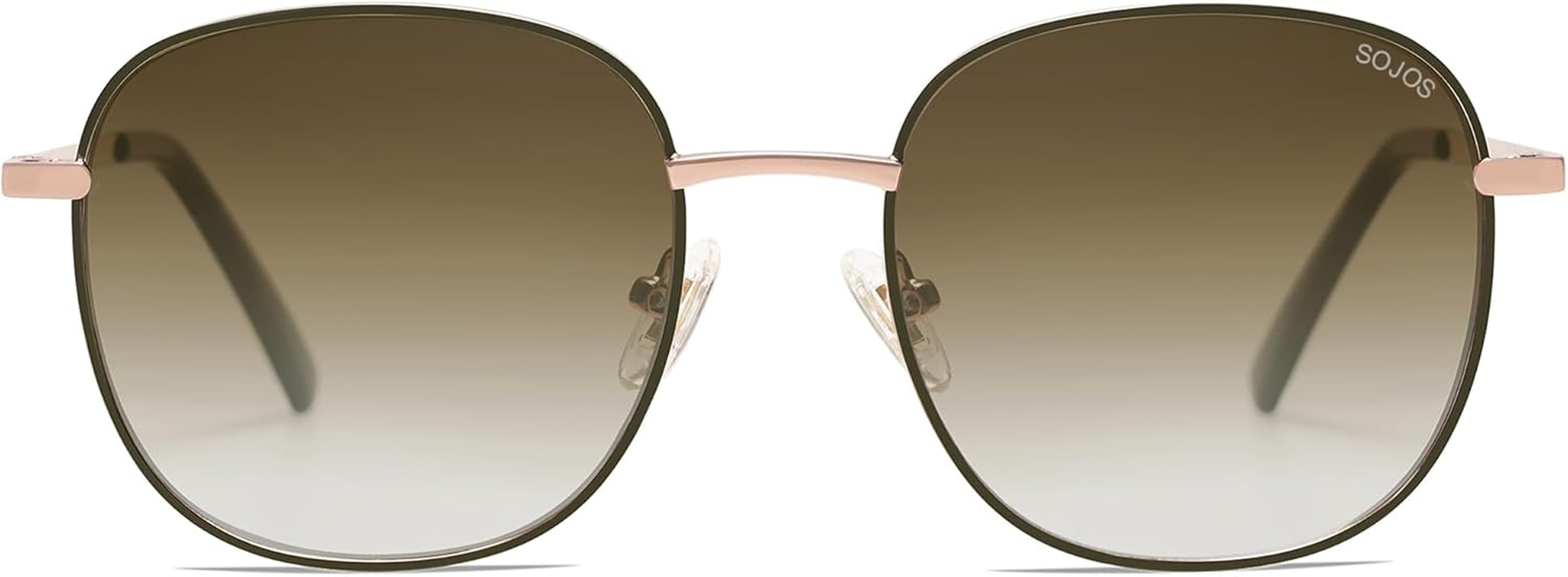 SOJOS Classic Square Sunglasses for Women Men with Spring Hinge Sunnies SJ1137