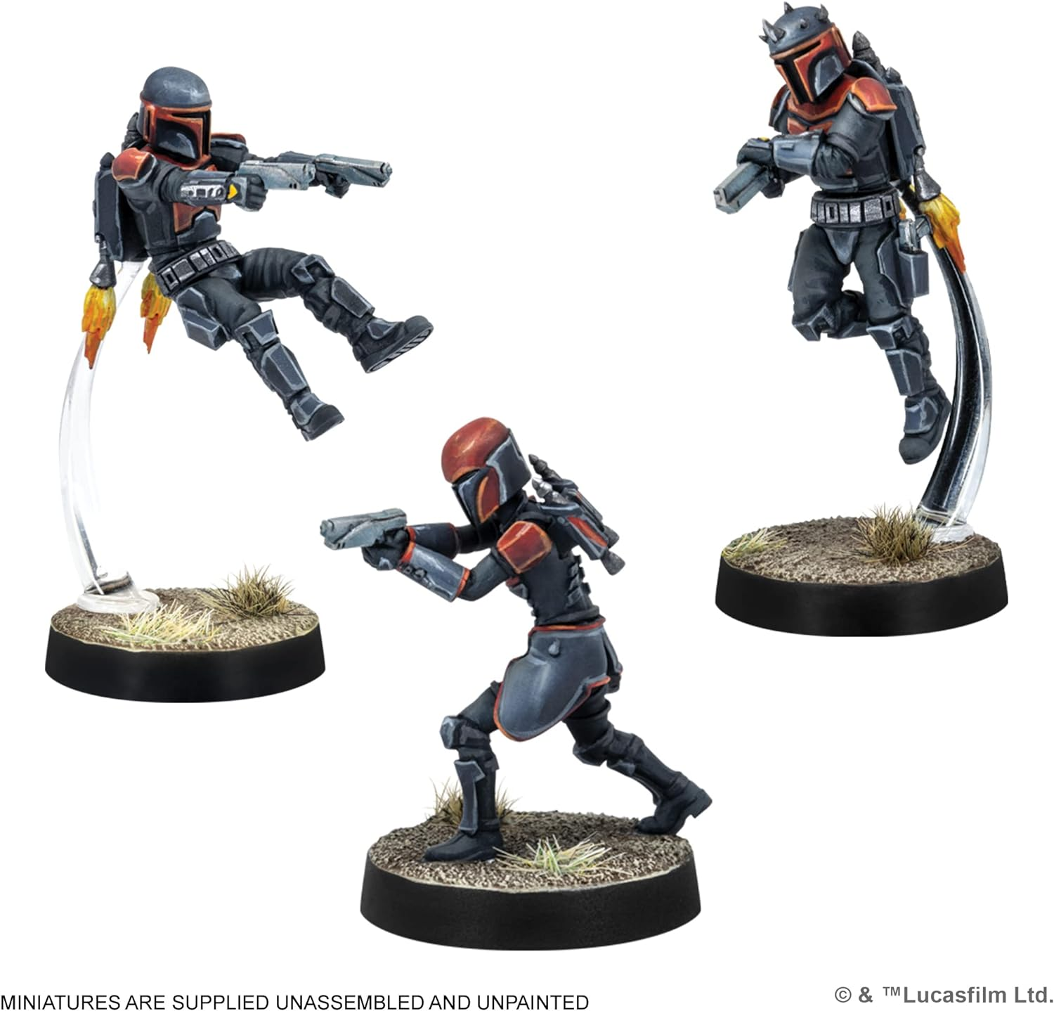 Asmodee North America Star Wars Legion Mandalorian Super Commandos Unit Expansion Game image number 1