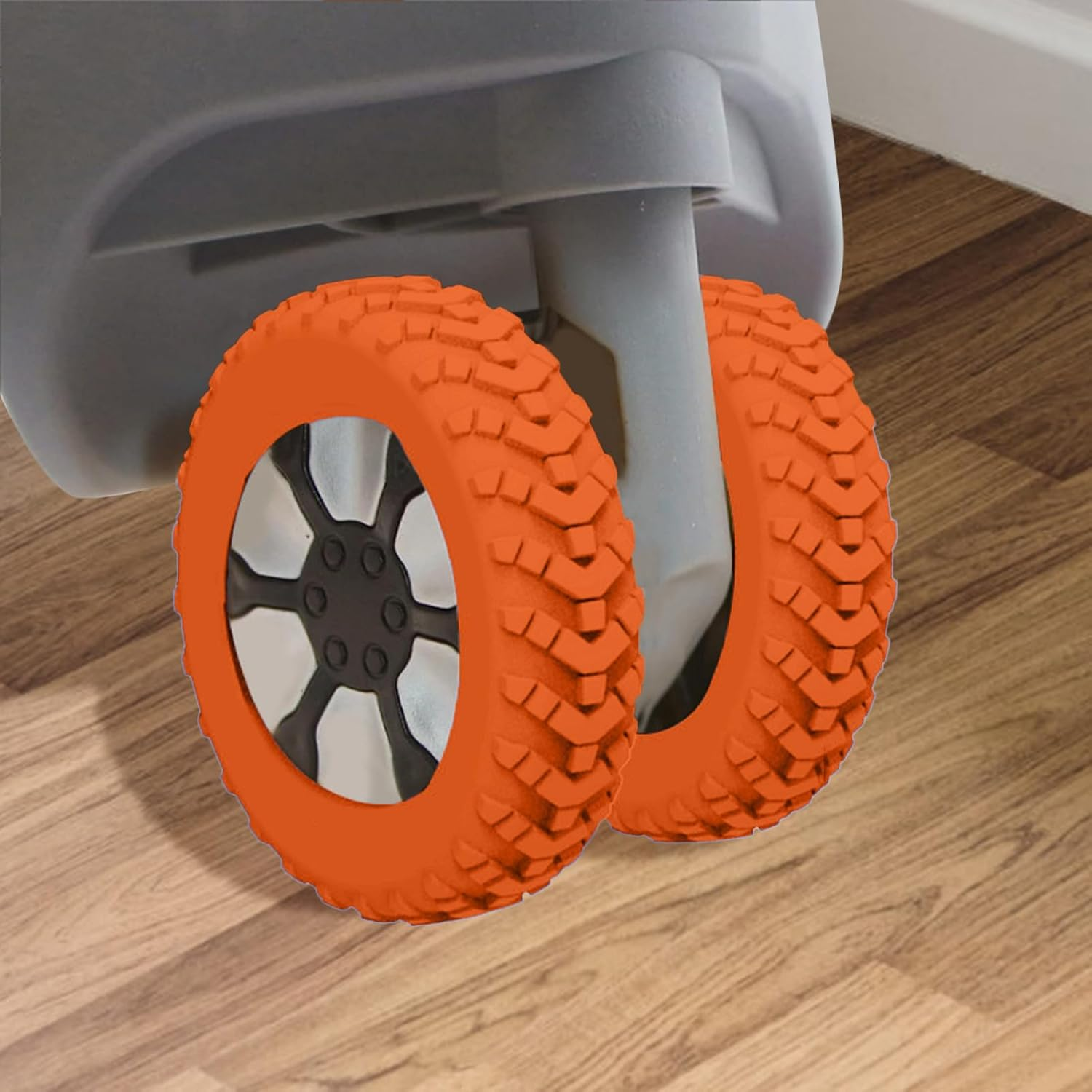 Xasbseulk Luggage Wheels,Silicone Luggage Spinner Wheel S - Colorful Silicone Luggage Spinner Wheel S for Freezers, Suitcases, Children'S Beds image number 2