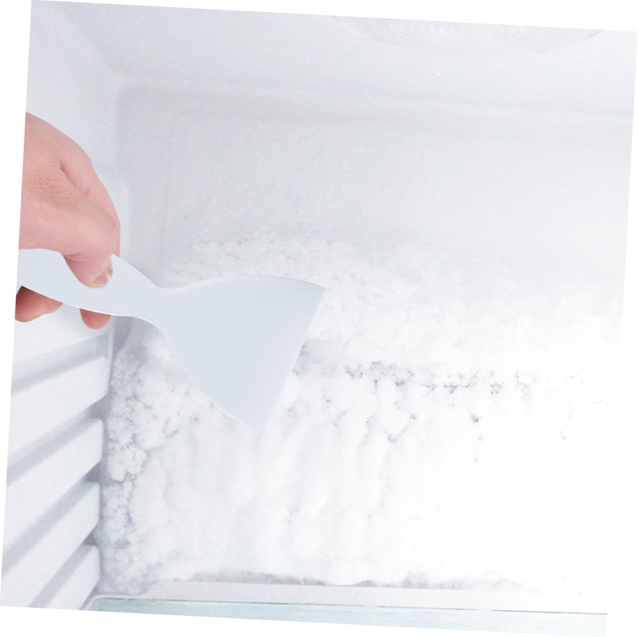YARNOW 3Pcs Freezer Ice Scraper Set Versatile Plastic Ice Scrapers for Defrosting Refrigerators and Freezers Compact Performance Includes image number 2