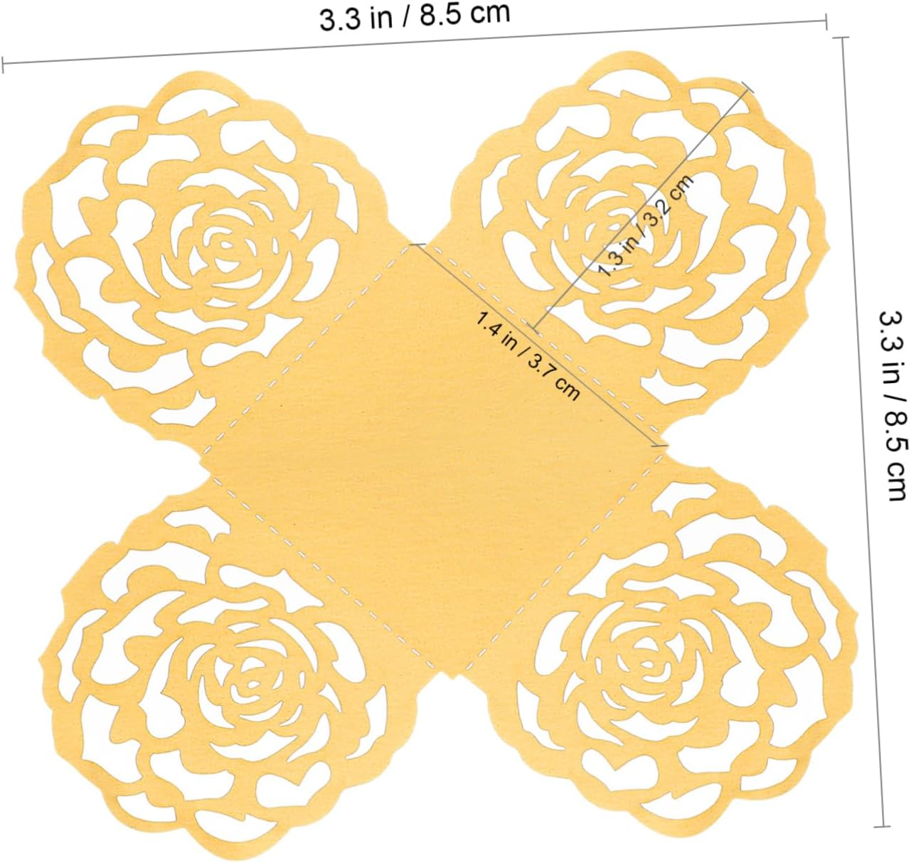 MAGICLULU 100Pcs Wedding Party Decor Paper Wrapping Cups for Bachelorette Candy Decorations