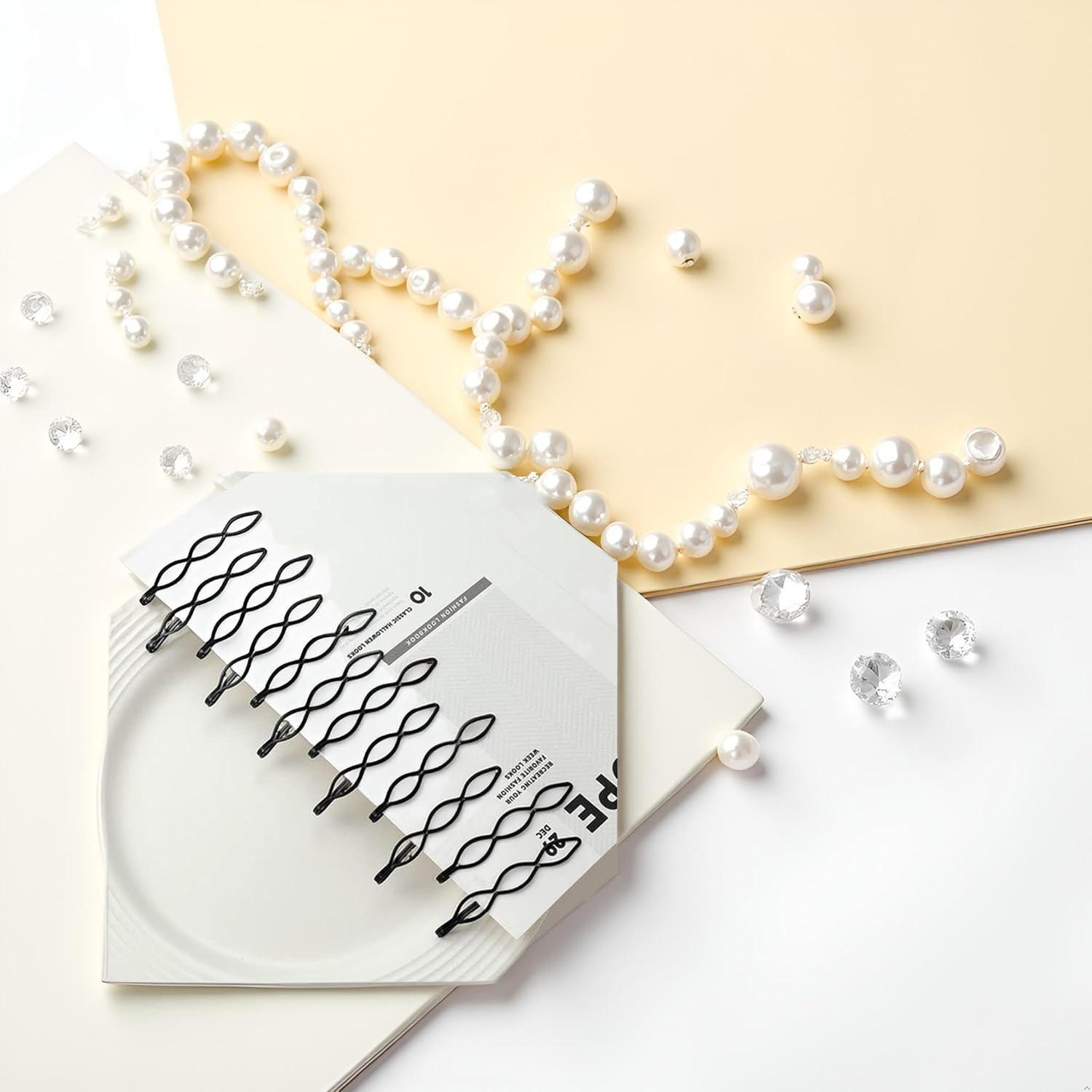 12Pcs Black Vintage Hair Pins Mini Bobby Pins Fashion BB Clip Invisible Bangs Clip Small Bobby Pins for Women and Girls Decorative Wedding Dainty Hair Pins Hair Accessories Hair Styling Pins image number 5