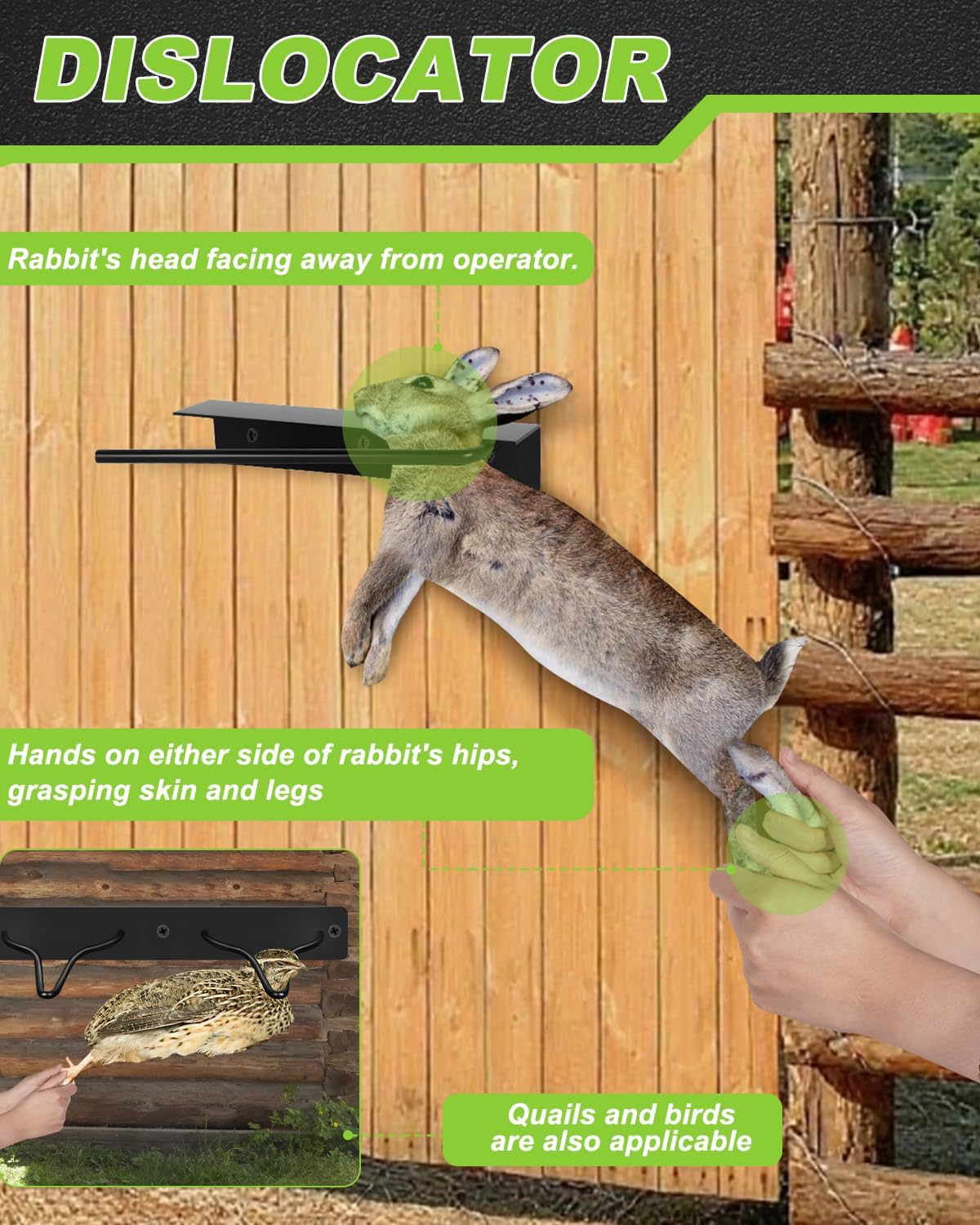 Rabbit Dislocator Skinning Tool Set image number 2