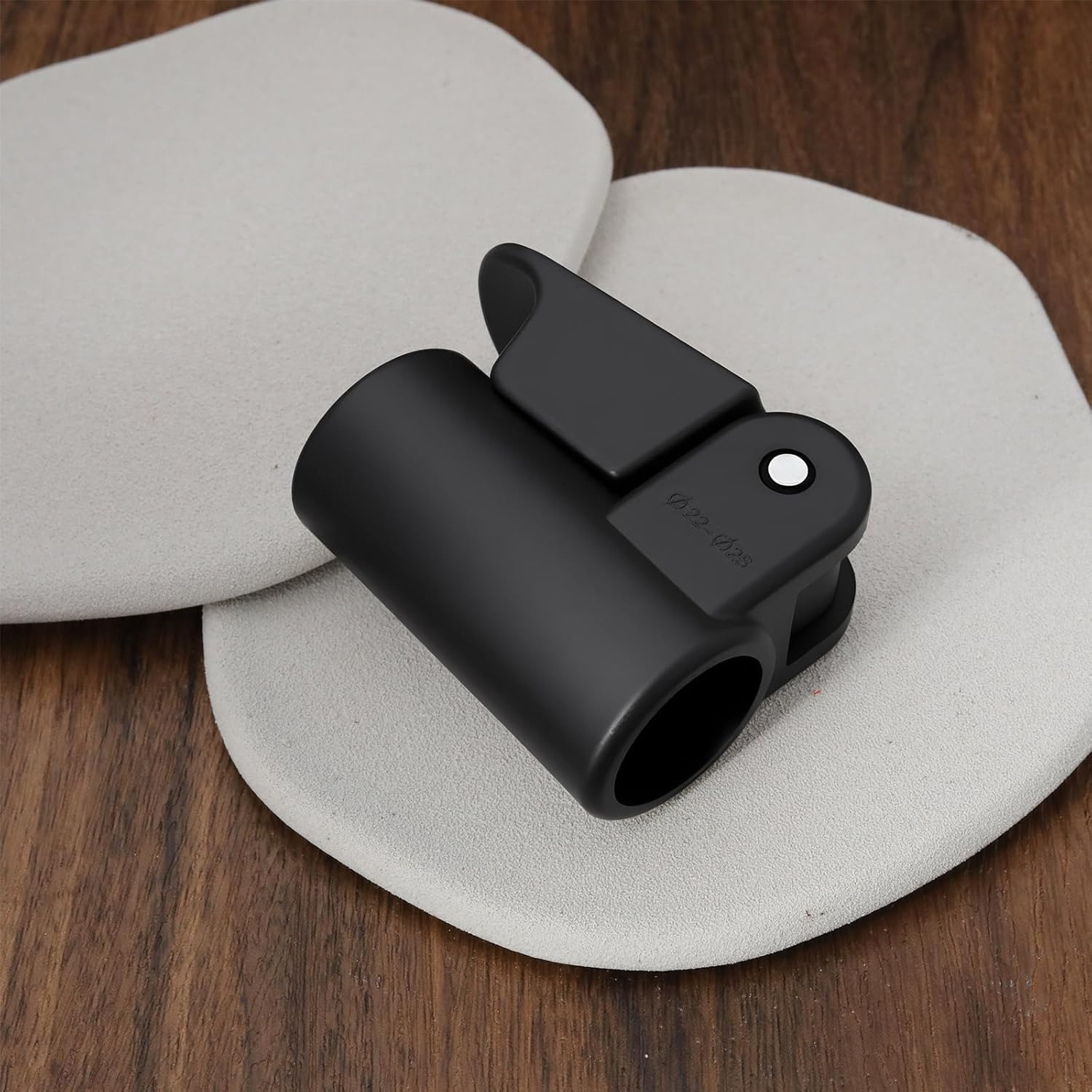 Create Idea 2Pcs 22-25Mm Awning Tent Pole Adjuster Clamp Grip for Caravan Motorhome Gray image number 2