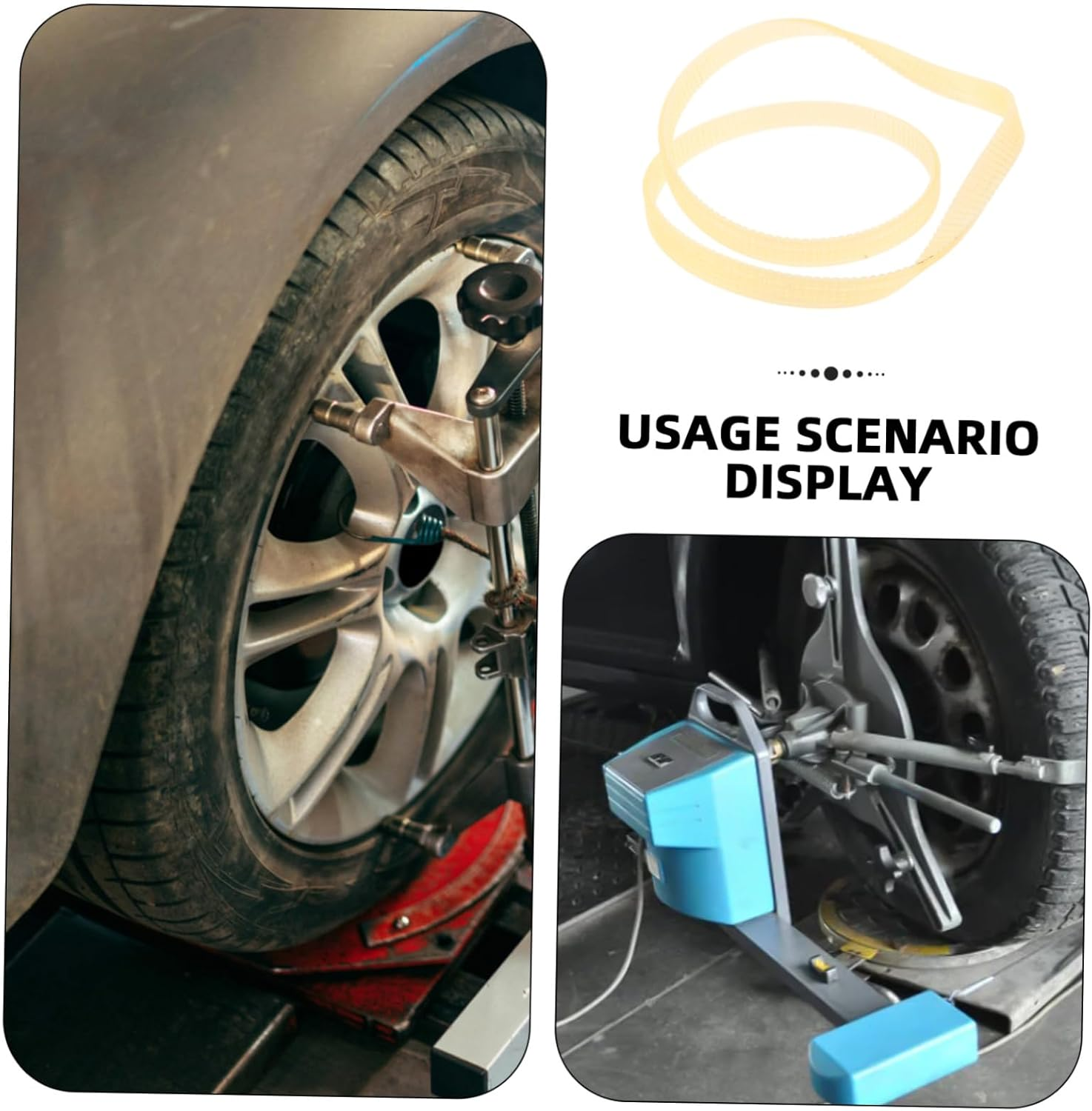 SOESFOUFU Motorcycle Tire Balancer Drive Belt Wheel Balancer Machine Drive Belt for Automotive Wheel Balancing