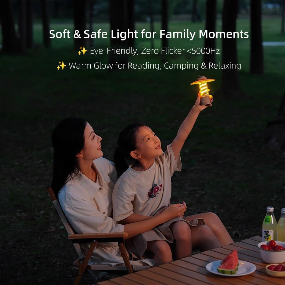 Vinlen Rechargeable LED Torch 4-In-1 &ndash; USB Powered with 3 Modes Flashlight, Built-In Hanging Hook, Portable Torch for Hiking, Camping, Backpacking, Power Outages, Indoor & Outdoor Use image number 5