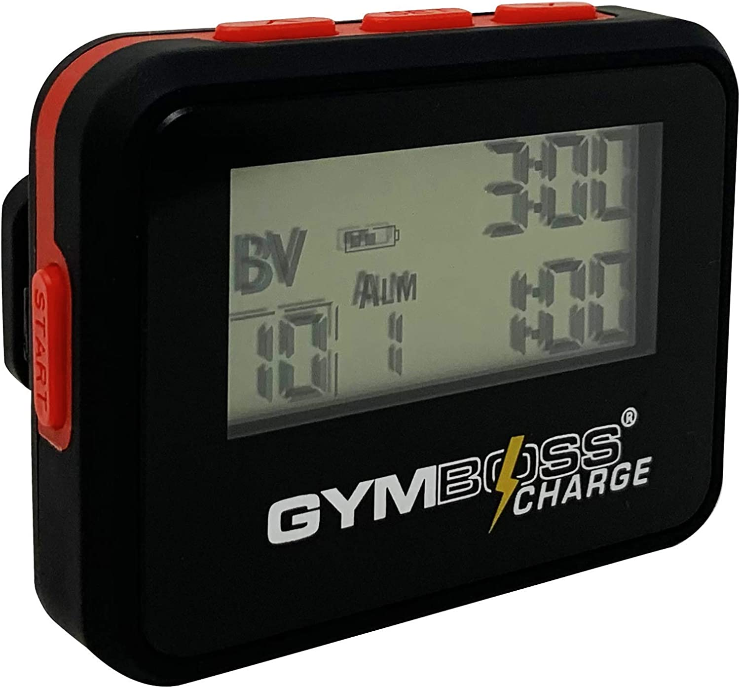 (Black Red) - Gymboss Charge Interval Timer and Stopwatch image number 3