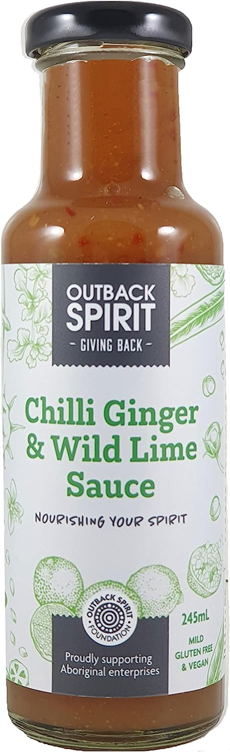Outback Spirit Chilli Ginger and Wild Lime Sauce 250 Ml image number 1