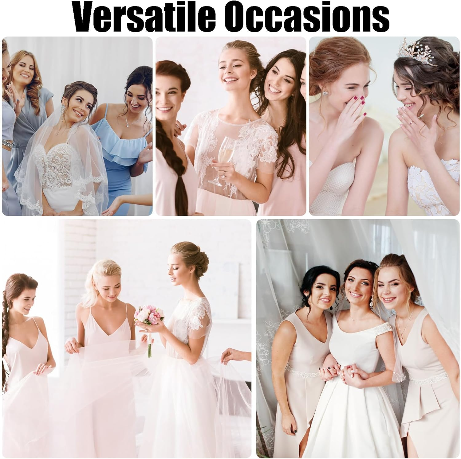 Wedding Hair Pins, 5 Pieces Hair Accessories Bridal U-Shaped Flowers Pearls Hair Pins for Bride Wedding Hair Accessories Bridal Jewellery Wedding Jewellery for Women and Girls image number 4